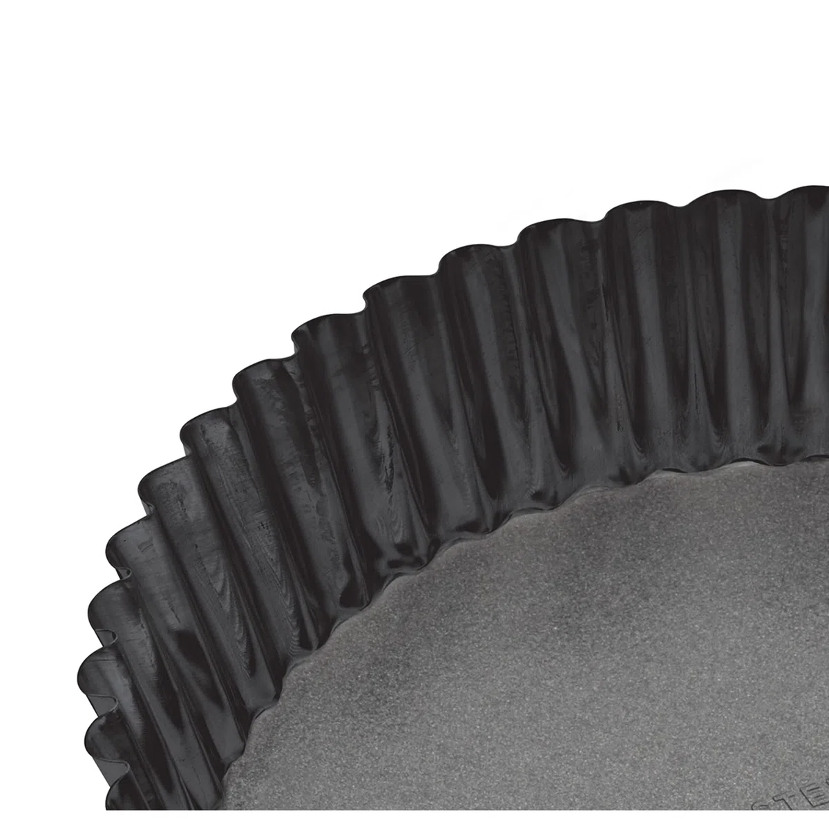 MasterClass Teglia per crostate extra profonda con fondo sciolto e antiaderente senza PTFE, PFOA e BPA, robusto acciaio al carbonio da 1 mm, 25 x 5,5 cm