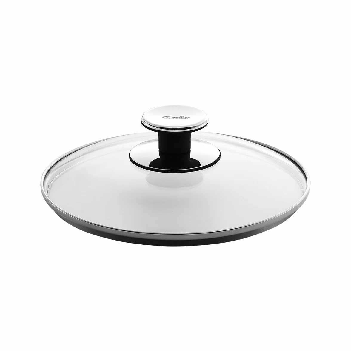 Fissler 001-104-24-200/0, Coperchio in Vetro per Cottura A Vista Diametro 24 cm, Coperchio di Ricambio per Pentole, Padelle E Pentole A Pressione, Trasparente