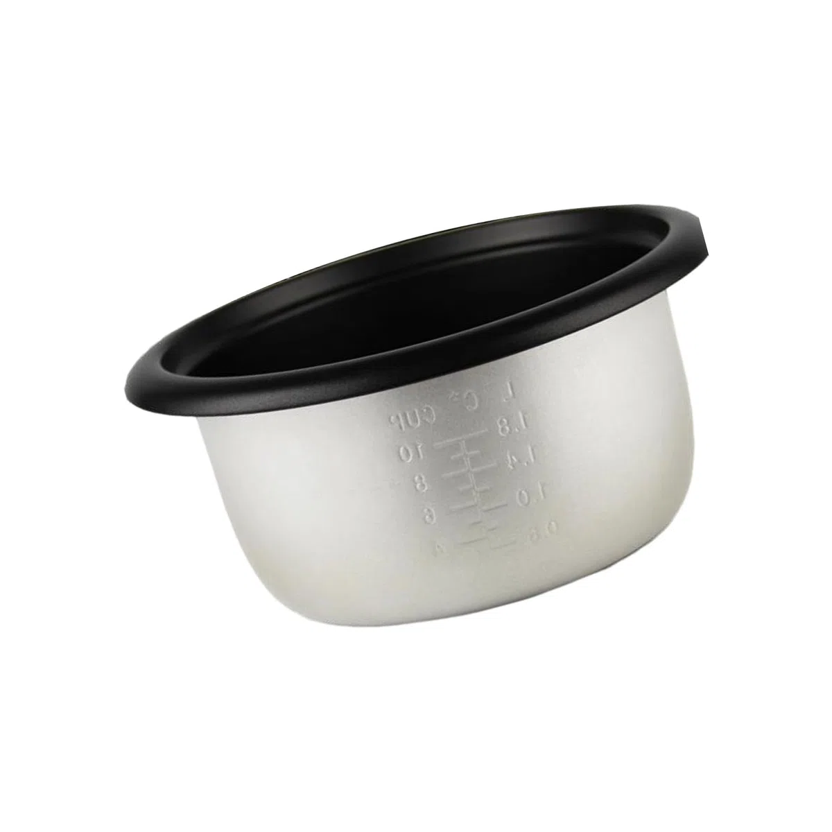 Pentole antiaderenti Ricambio per Cucina Alimenti Fodera per cuociriso Fodera per cuociriso in Alluminio Contenitore Interno Pentole Resistente Sostituzione pentole antiaderenti