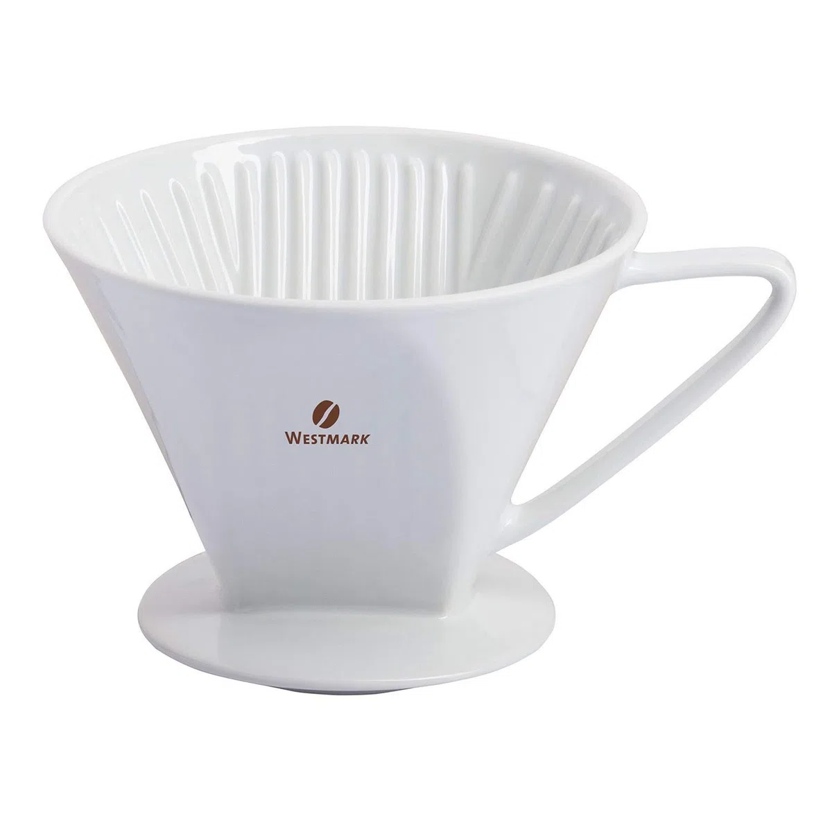 Westmark Filtro per caffè/Reggi-filtro in porcellana, Dimensioni filtro 4, Per max 4 tazze di caffè, Brasilia, Porcellana, 24482260