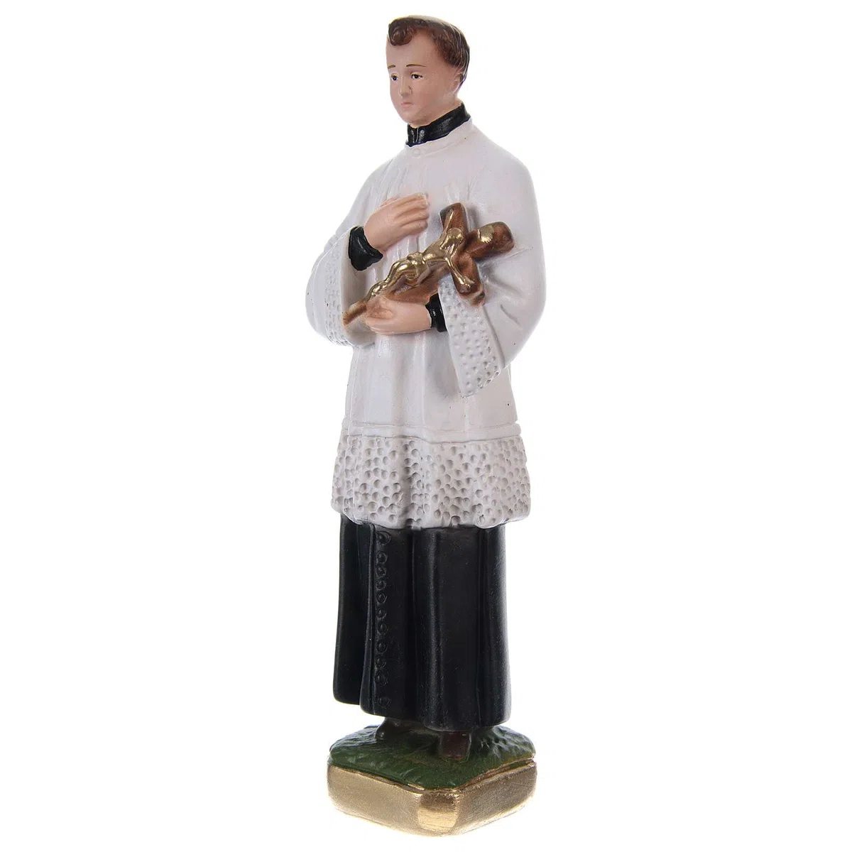 Holyart Statua San Luigi Gonzaga gesso h 20 cm