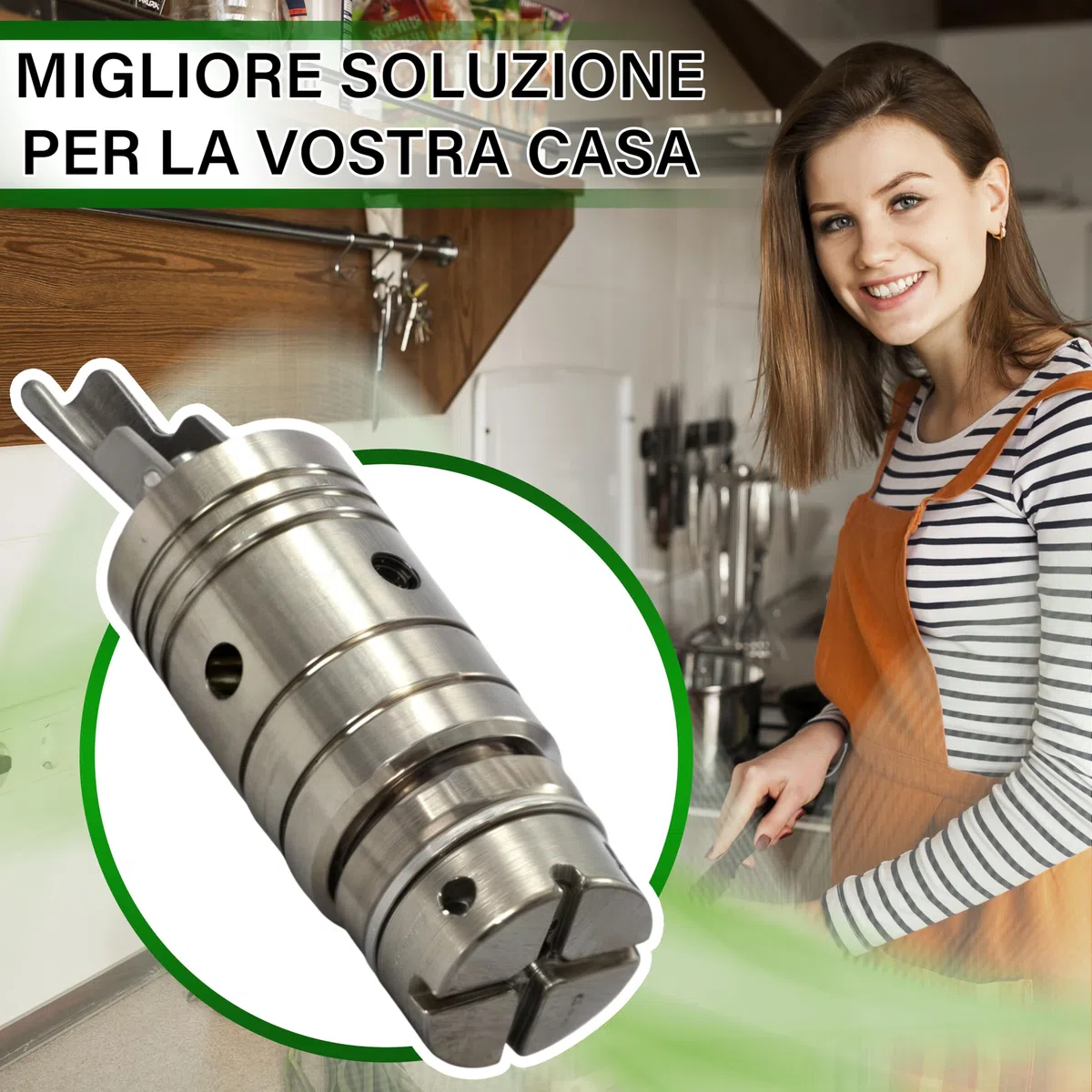 ONIX TECH Valvola Pentola a Pressione Ø 14 mm con Codice Originale 090.002.0800.00 090002080000 per Lagostina in Acciaio Inox - Garanzia di 5 Anni