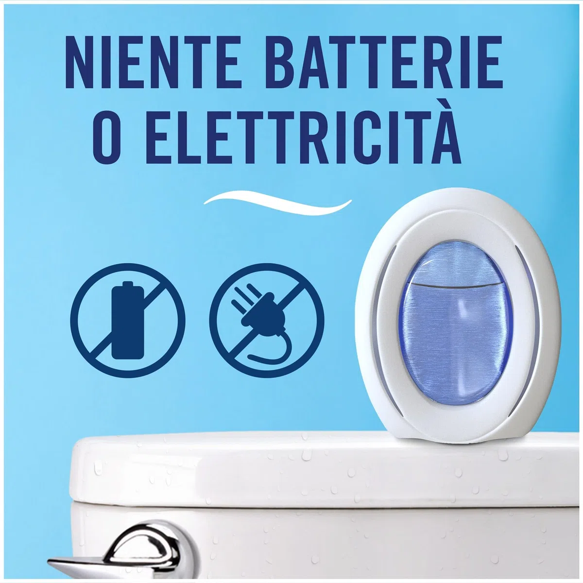 Ambi Pur Bagno Profumatore per Ambienti ad Azione Continua, 8 pezzi, Fragranza Lavanda, Eliminazione e Prevenzione degli Odori, fino a 50 giorni di Profumo