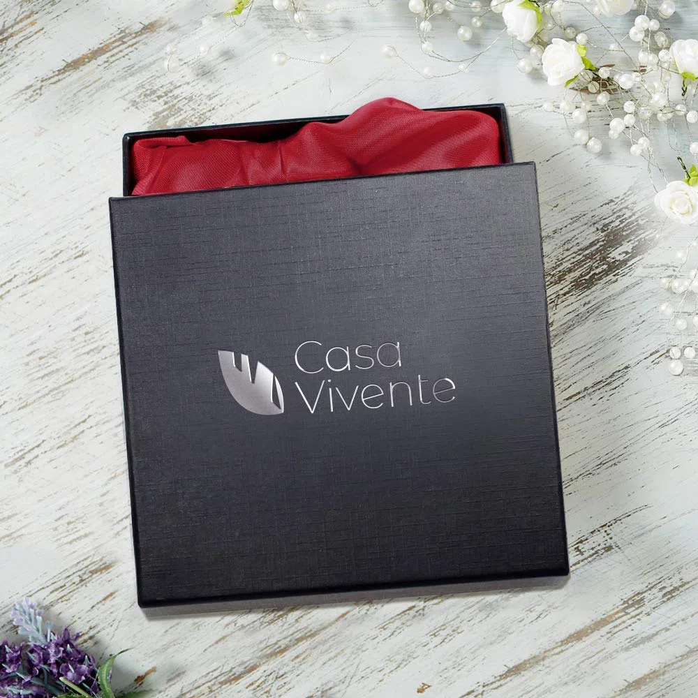 Casa Vivente Cristallo in Vetro con Incisione Personalizzata con Nomi e Data, Bussola, Accessori Decorativi Casa e Ufficio per Coppie, Idee Regalo Nozze Originali