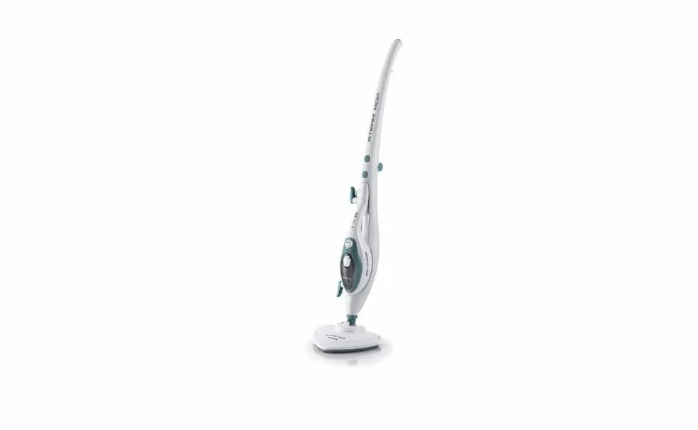 Ariete 4169 Steam Mop Scopa Lavapavimenti a Vapore con Manico Pieghevole, 1500W, Bianco e Azzurro