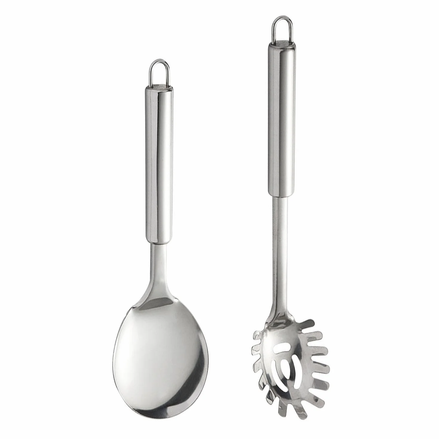 1 Cucchiaio Per Pasta E 1 Cucchiaio Per Riso, Stoviglie In Acciaio Inossidabile, Utensili Da Cucina, Forniture Da Cucina, Stoviglie Per La Casa
