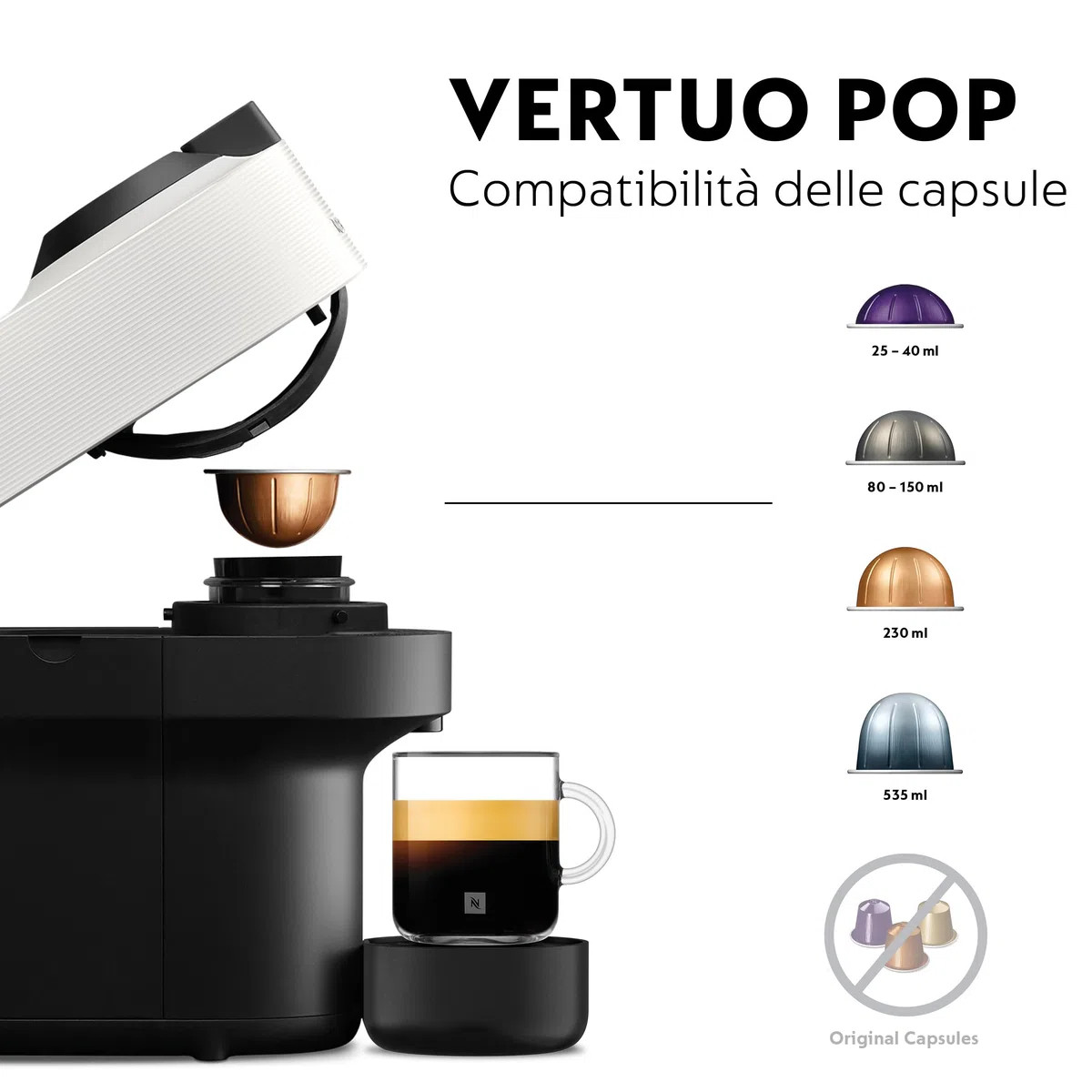Krups Nespresso Vertuo Pop XN9201 - Kaffeemaschine