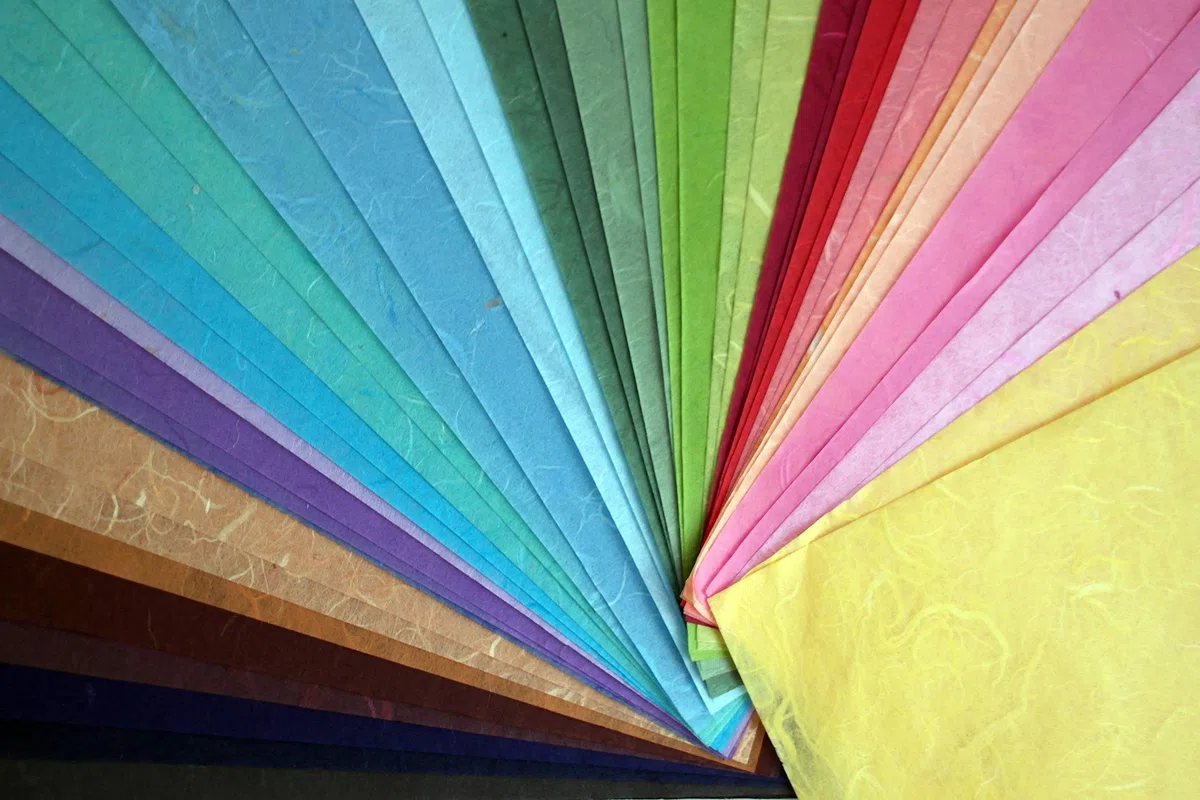 65 fogli di carta di gelso 21 x 28 cm design artigianale fatto a mano arte tessuto Giappone origami Washi vendita all'ingrosso fornitori Unryu prodotti fabbricazione carta fatta a mano design disegni