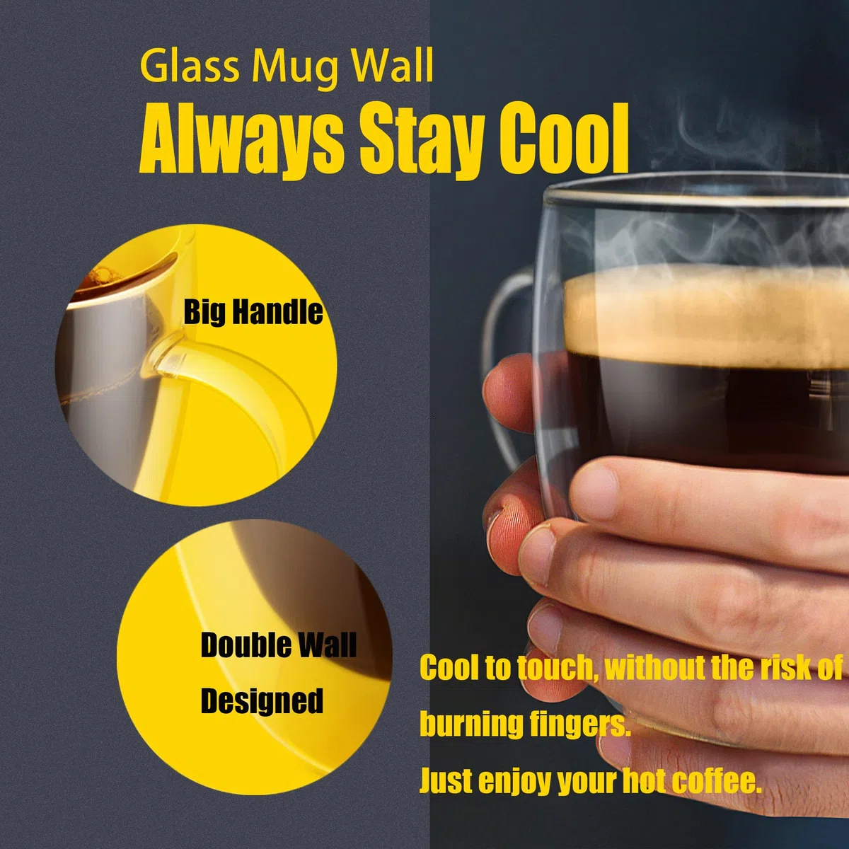 PunPun glass (2 * 380 ML)