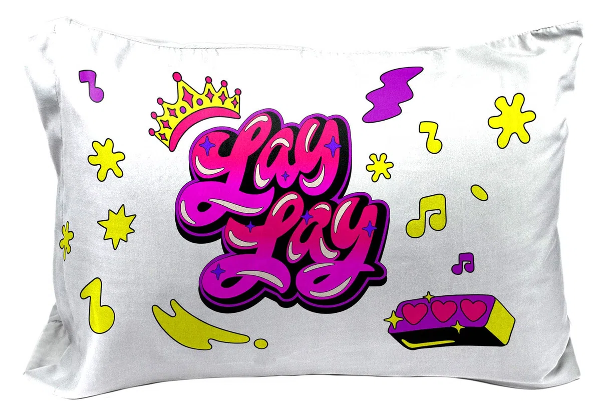 Nickelodeon That Girl Lay Lay Hey Ya'll 1 federa reversibile per letto singolo per bambini super morbida (prodotto ufficiale Nickelodeon)