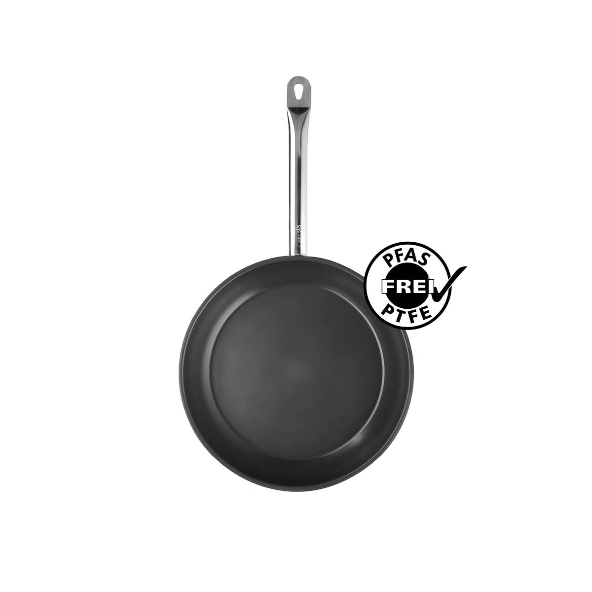 GastroSUS Industar PLUS 163150-24 - Padella in acciaio inox a induzione, 24 cm