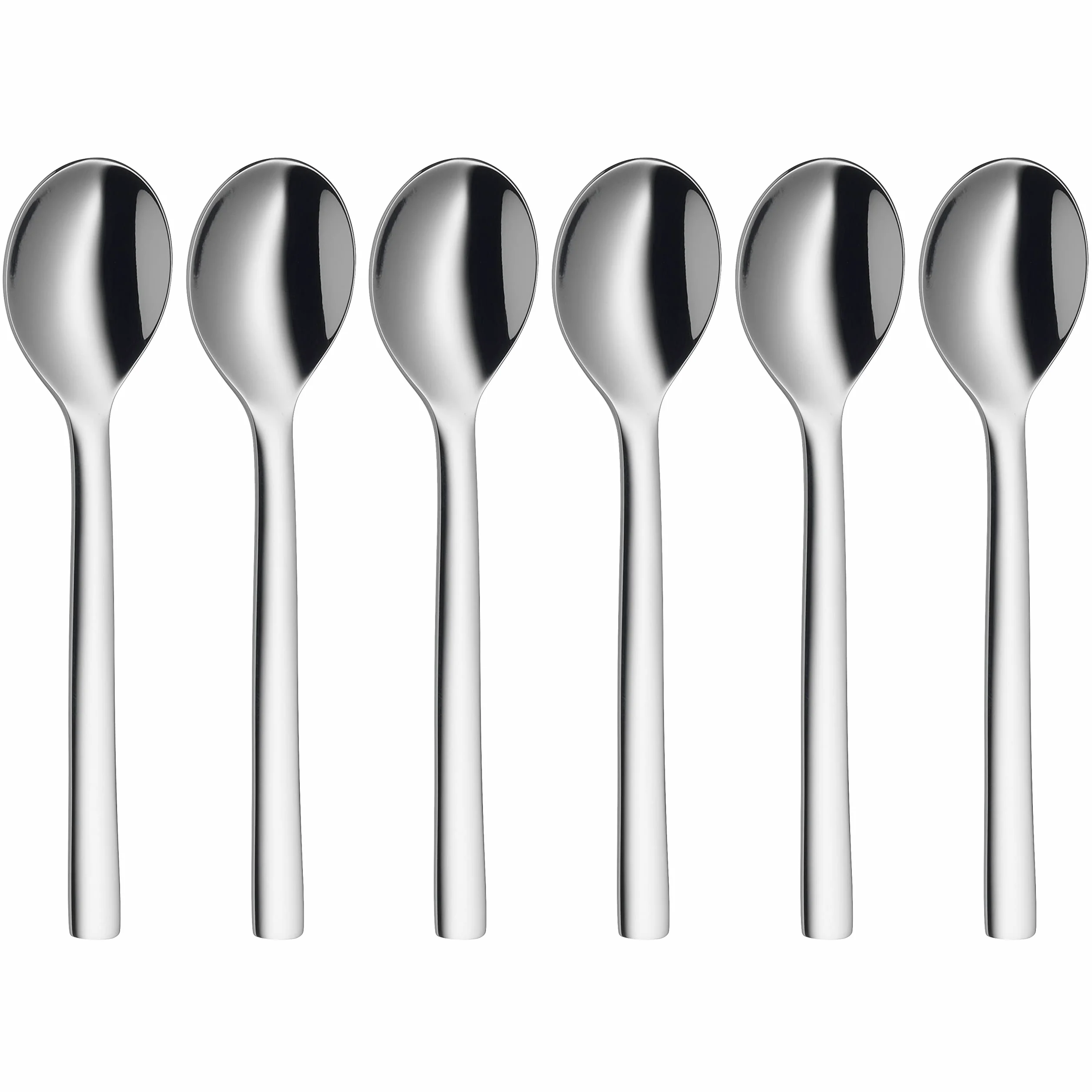 WMF Set di 6 cucchiaini da caffè Nuova, 11 cm, acciaio inossidabile Cromargan lucido, lavabile in lavastoviglie