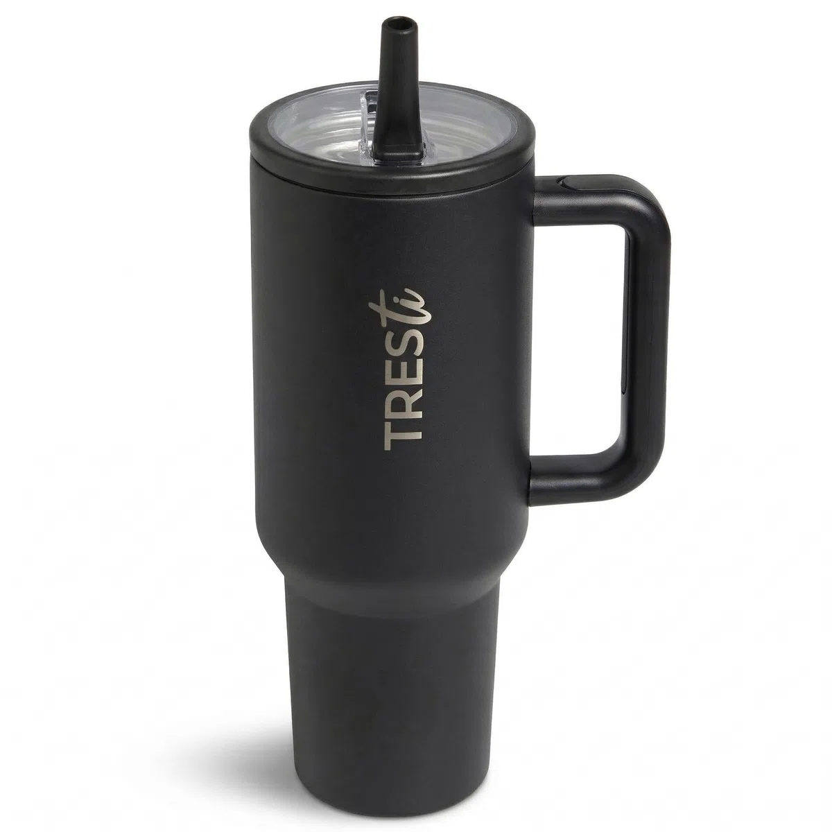 Termos in Acciaio Inox 1,2L – Borraccia Termica 100% Antiperdite – Bevande Fredde 12H/Calde 6H – Per Caffè, Tè, Acqua, Tisana – Bottiglia Doppia Parete con Manico Antiscivolo - Senza BPA – Nero