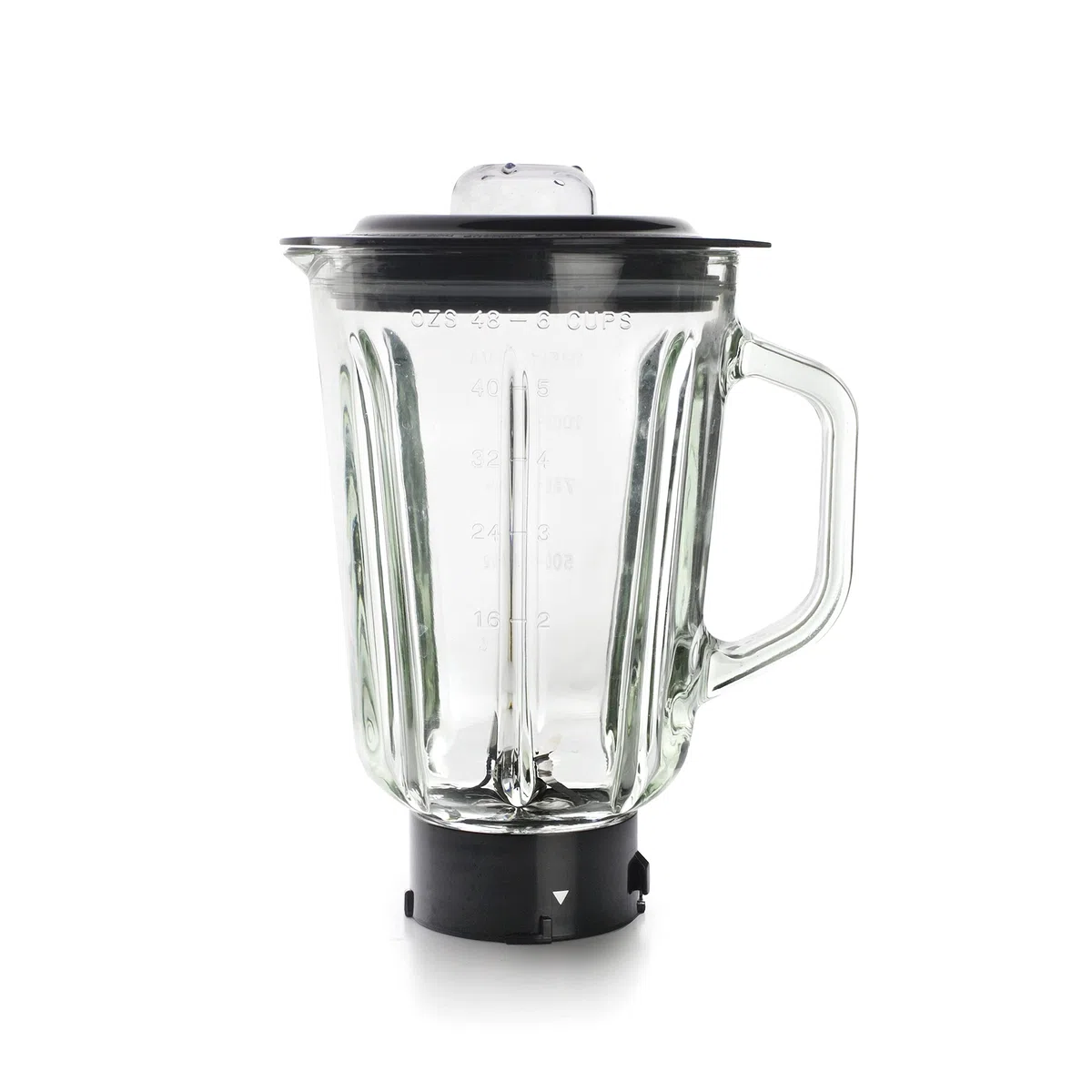 Lacor - 69684 - Caraffa in vetro per frullatore 1,5 L, accessorio originale compatibile con impastatrice Complet rif. 69583, 4 lame in acciaio inox, coperchio ermetico, per succhi, frullati e creme