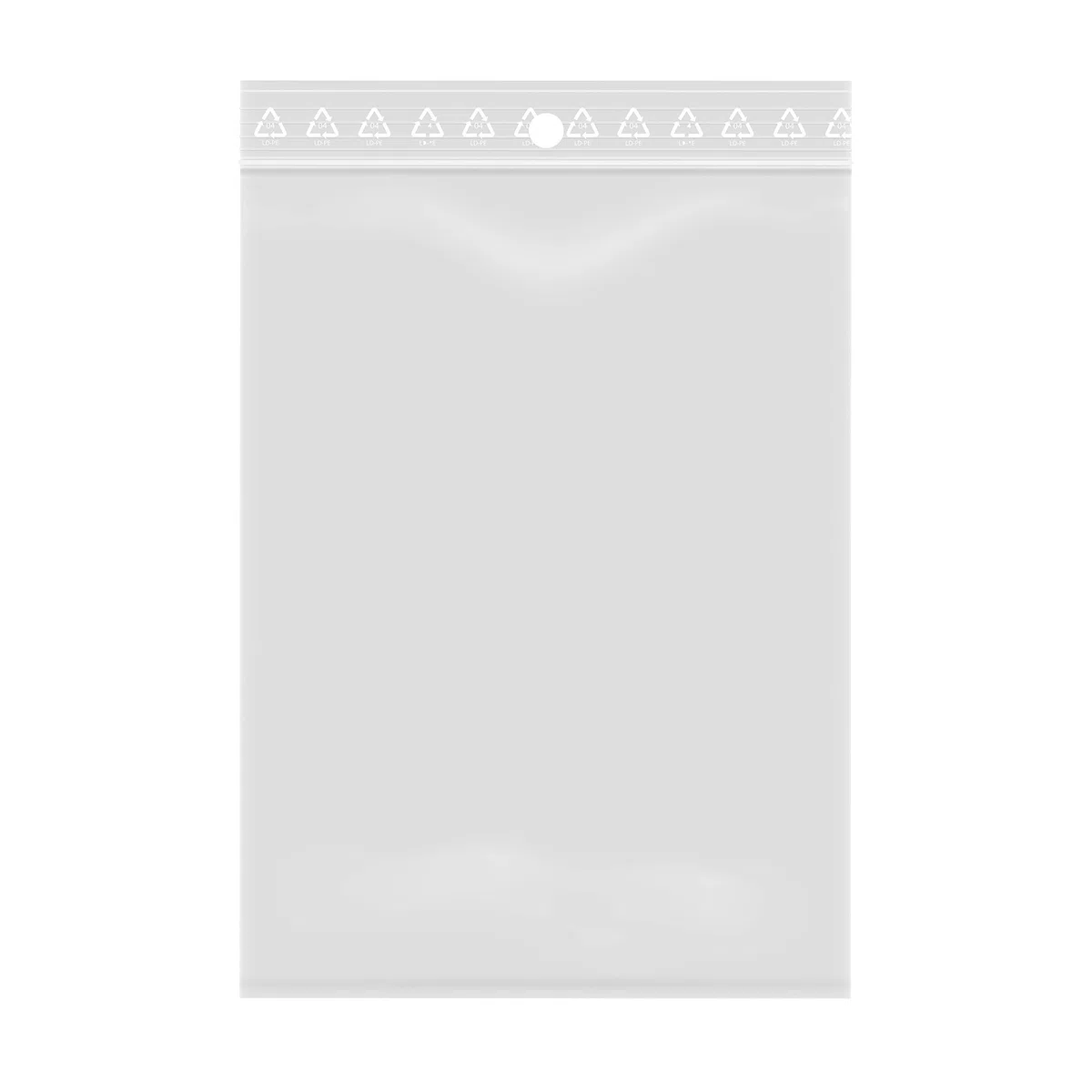 Lotto di 1000 Buste Trasparenti con Chiusura a Zip - Plastica Alimentare (8 x 12 cm)