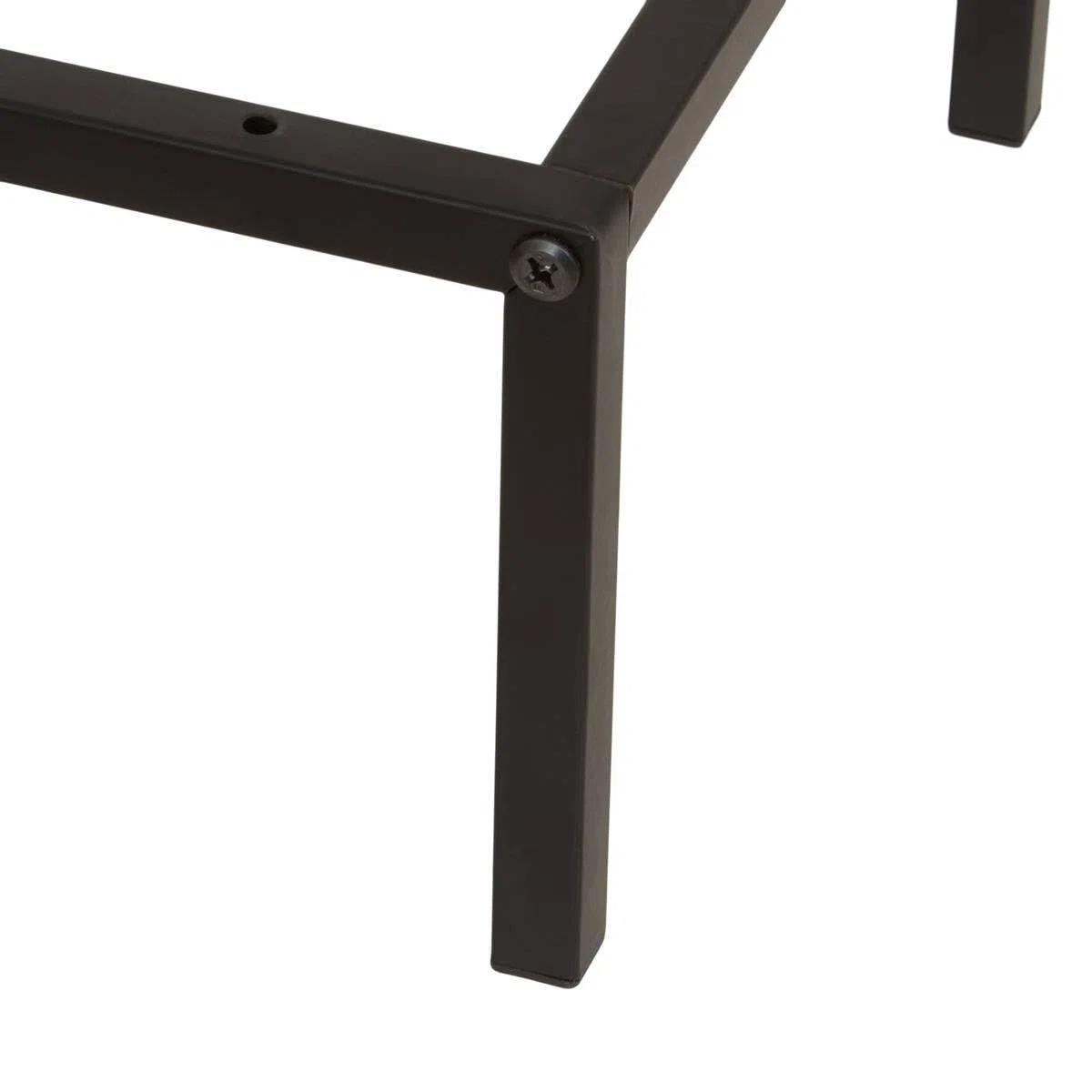 5 five simply smart 5five - Gambe per mensola in metallo nero - L.34 x P.29 x H.15 cm - Supporto per mobili Mix'n'Modul