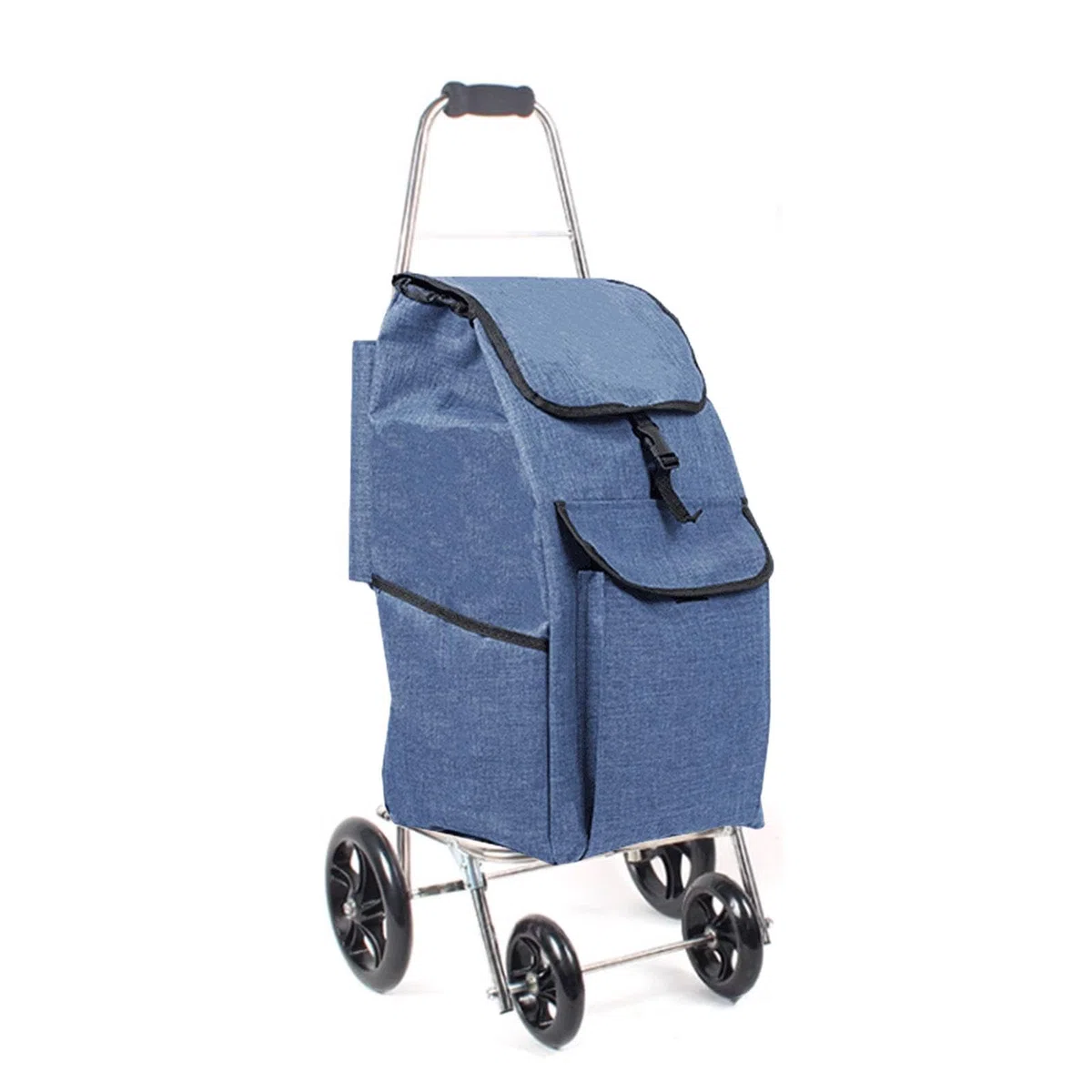 Milageto Borsa di ricambio per carrello della spesa Borsa per carrello della spesa Borsa per carrello addensata pieghevole di grande capacità resistente, B