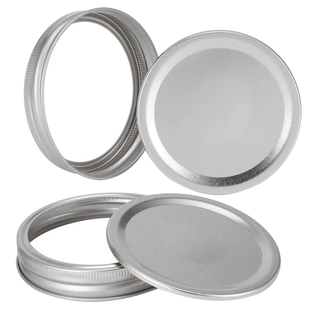 Coperchi per Barattoli Barattolo di Muratore per Tapa in Acciaio Inossidabile Barattolo di Vetro di Tipo Diviso Coperchi per Conserve Coperchio Rotondo per Contenitori per