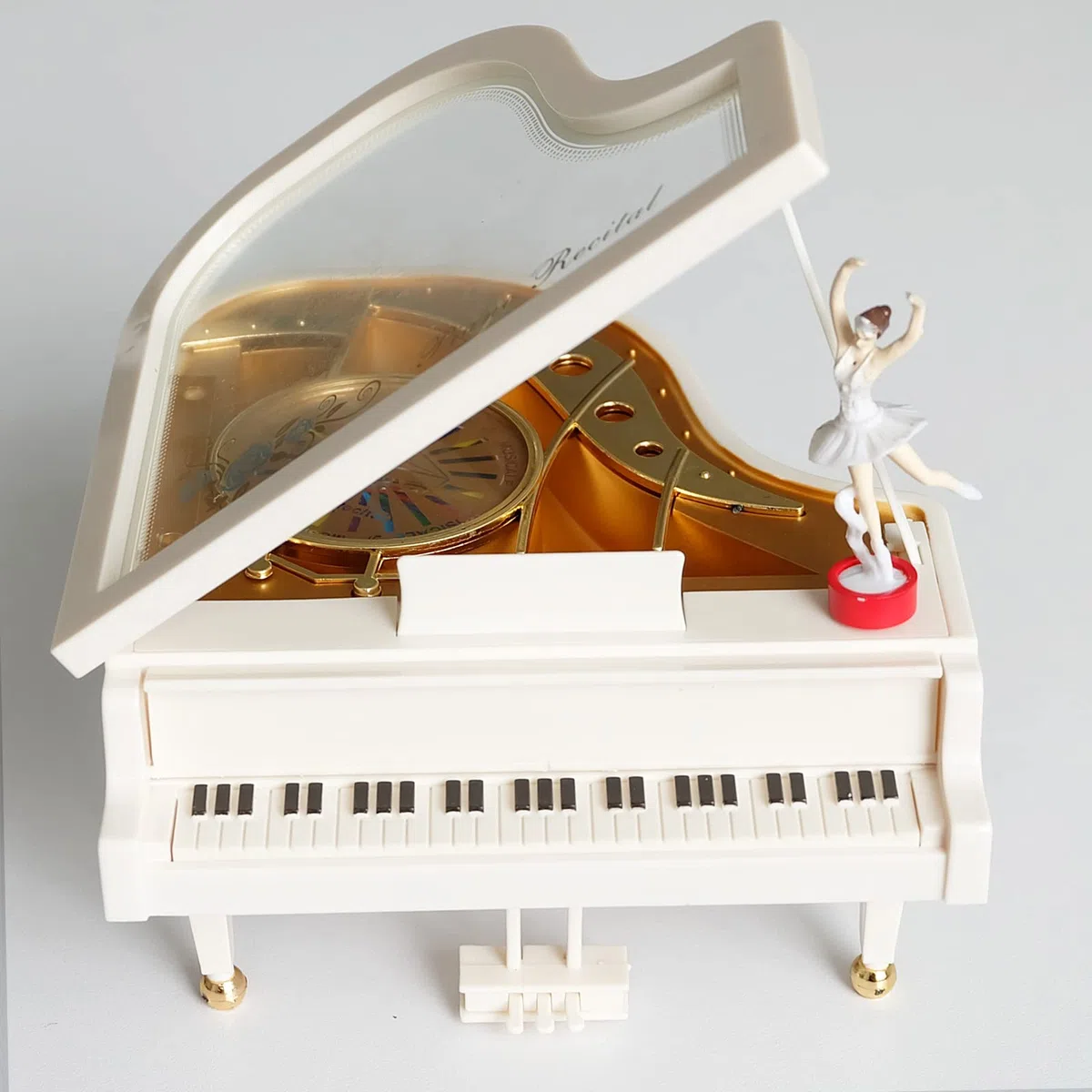 Pianoforte Carillion Musicale, Mini Pianoforte Carillion Musicale, Creativo Carillon Musicale, con Ballerina, per Decorare L'Ufficio, Compleanno, Regalo di Vacanza