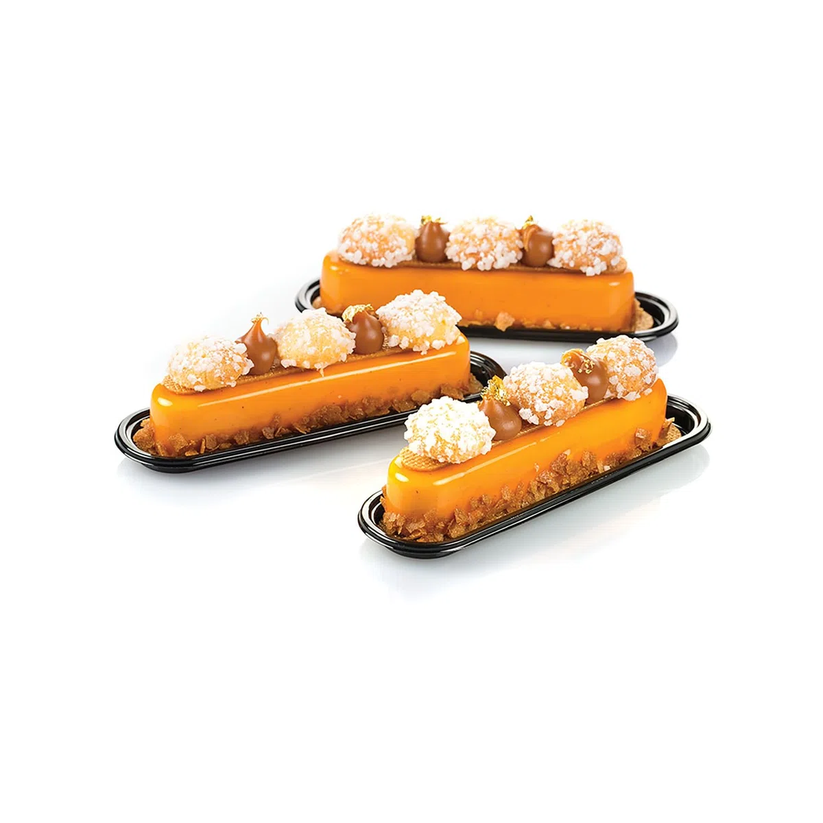 Silikomart Fashion Eclair - Stampo in Silicone 130X25 H 25 MM + 10 VASSOI + Cutter