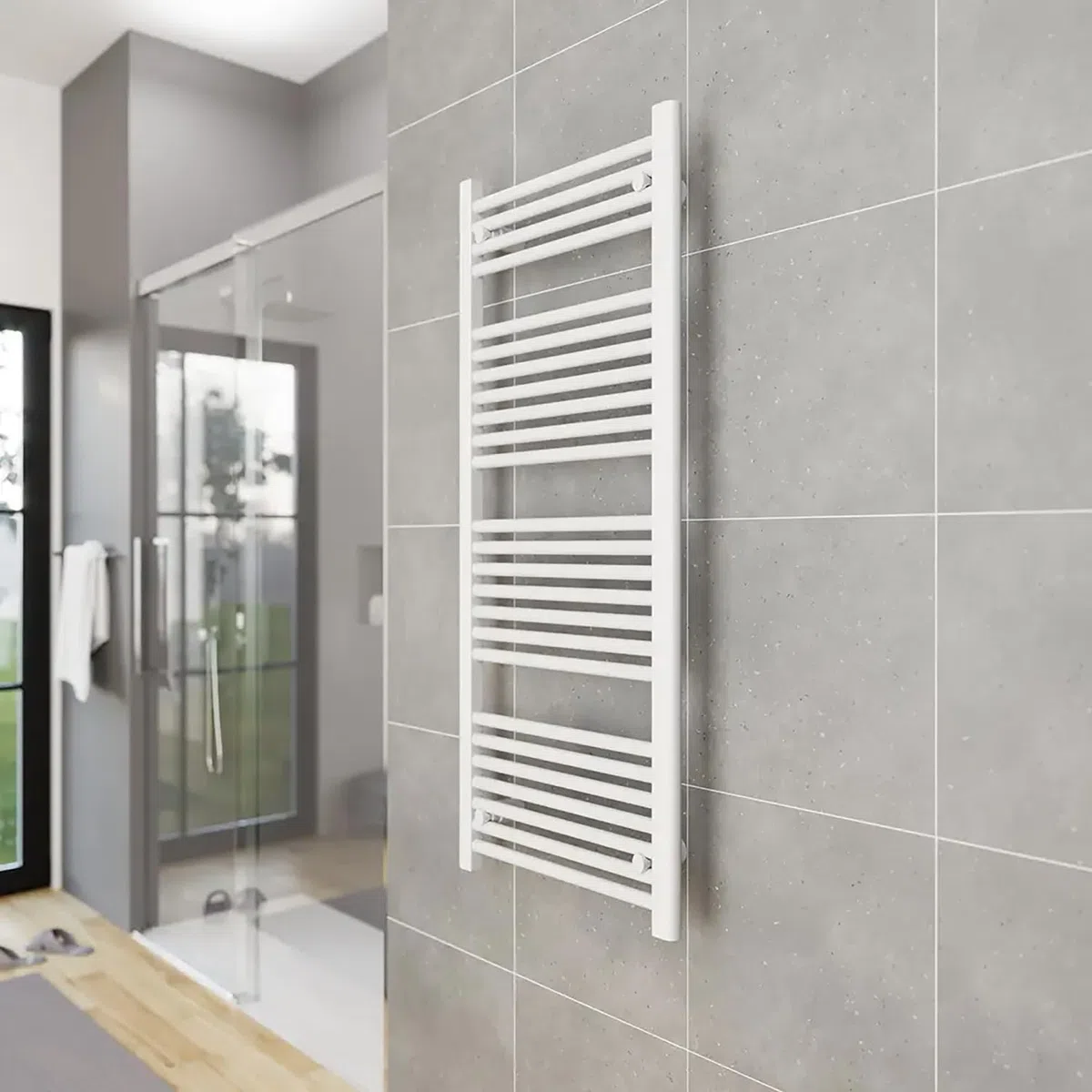 Parama Termoarredo scaldasalviette Idraulico 1200x450 Bianco interasse 400 | Antares