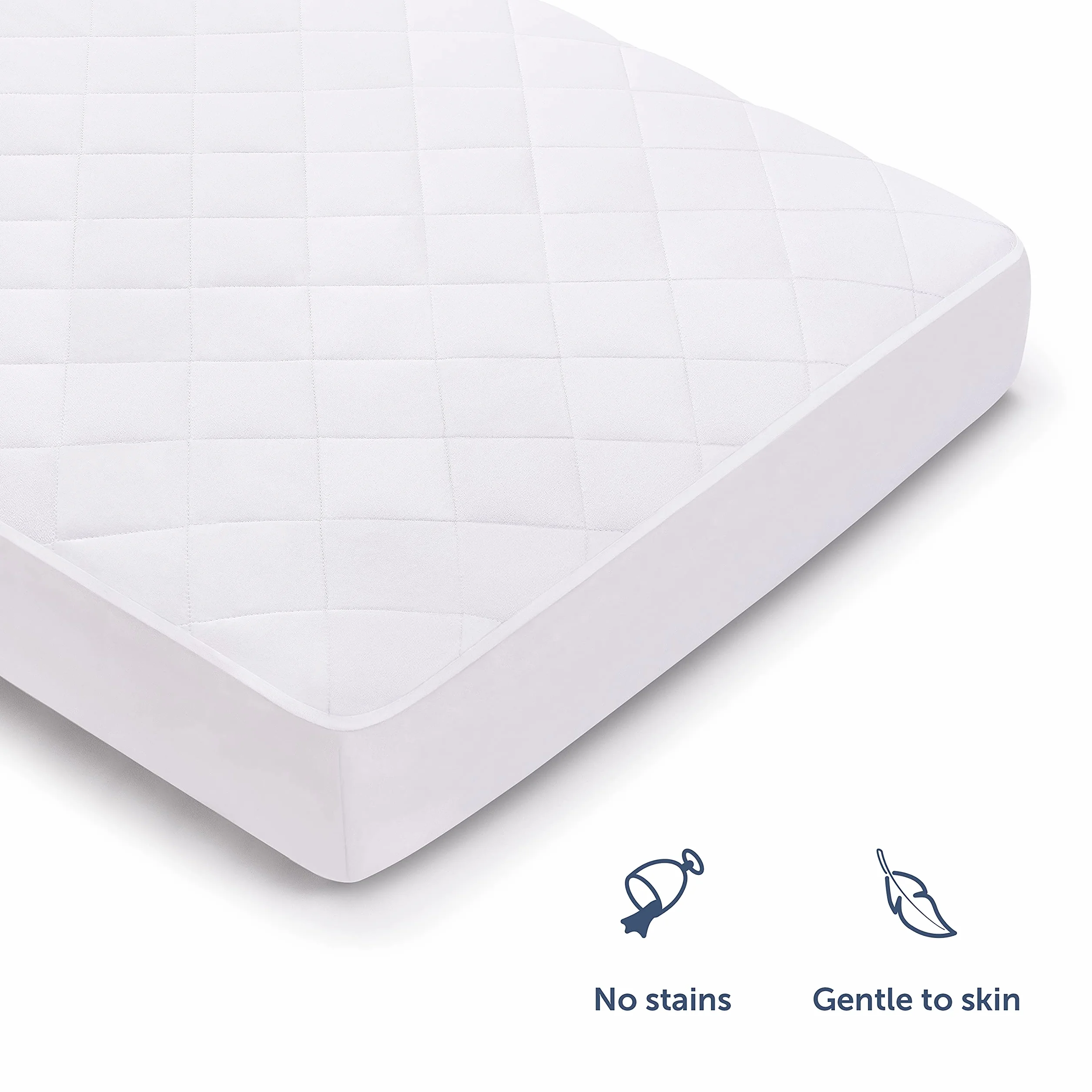 Blumtal Coprimaterasso Matrimoniale Trapuntato, Coprimaterasso Imbottito Letto Matrimoniale Trapuntato, Antirumore, Traspirante Extra-comfort, 180x200x30cm, 1 Pezzo