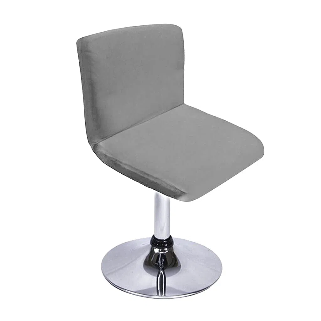 BTSKY - Copriseduta per sgabelli da bar, con rivestimento per schienale elasticizzato, per sedia bassa da pranzo, sedie girevoli da bar tipo sgabello con schienale (sedie non incluse), confezione da 2