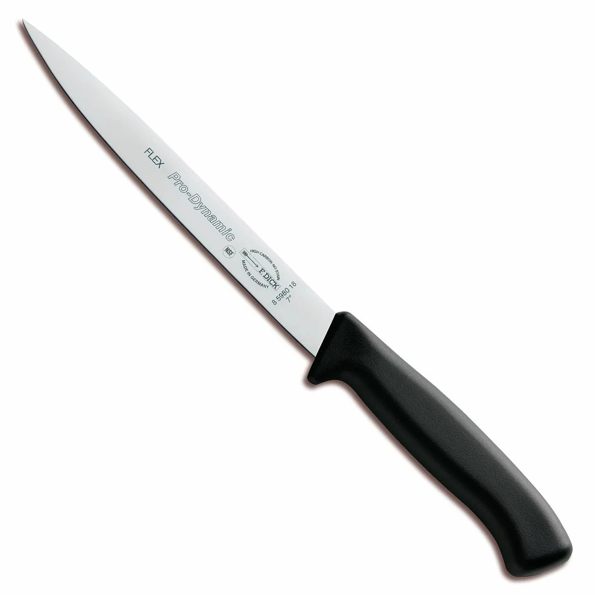 Dick coltelli GD777 Pro dinamica flessibile coltello per sfilettare, nero
