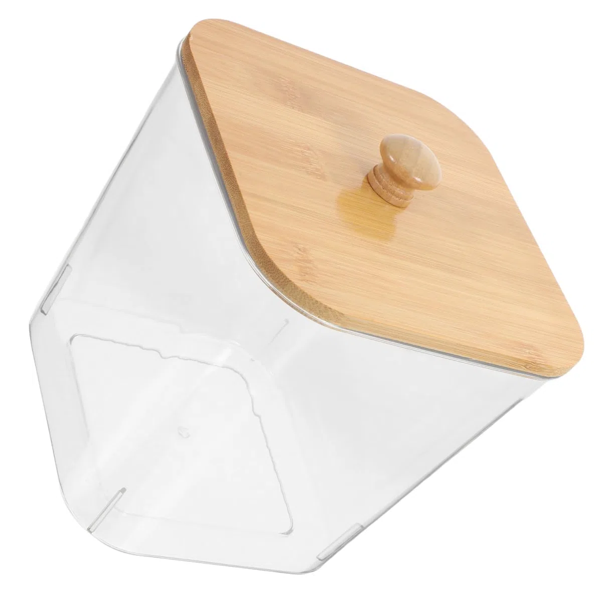 Ciieeo Contenitore Trasparente Con Coperchio Per Detersivi Lavatrice Organizer Lavanderia 6.69X6.10X6.10In Conservazione Capsule Perle Profumate Fogli Asciugatrice