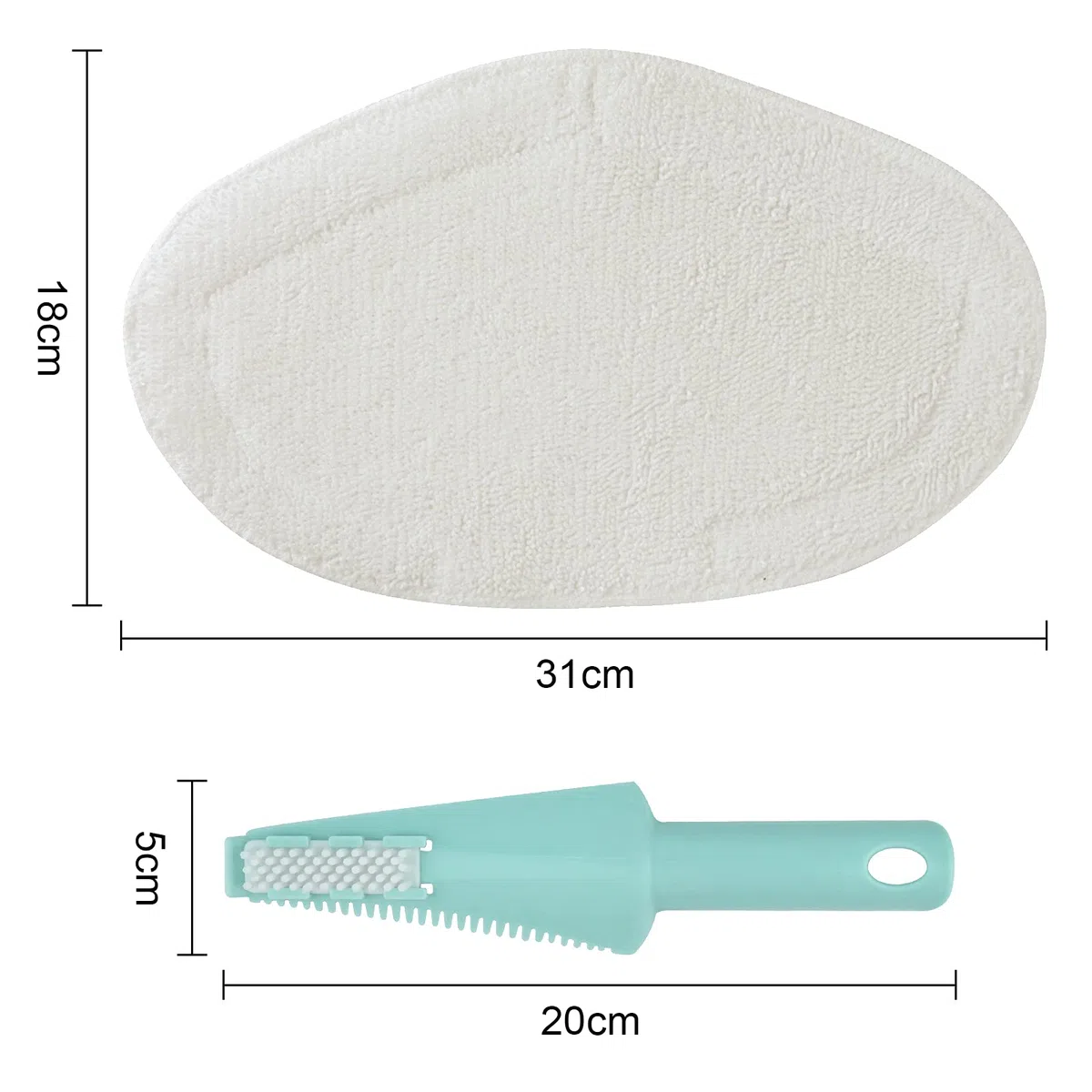 Panni Scopa a Vapore Ricambi Compatibili con Vaporetto Polti sv440 12 Pezzi Panni Ricambio Lavabili Panno in Microfibra Accessori Compatibili con Smart 100 t (Alternativa a PAEU0332)