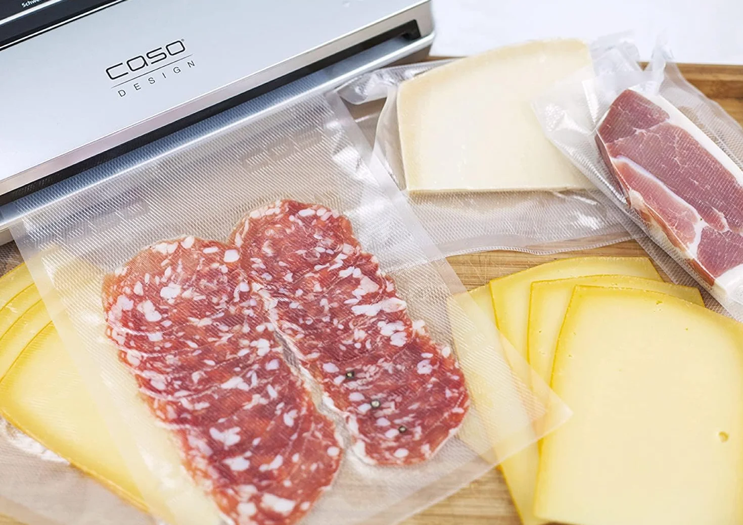 Caso 1219 Sacchetti per Alimenti Sottovuoto, 20 x 30 cm, Confezione da 50 Pezzi