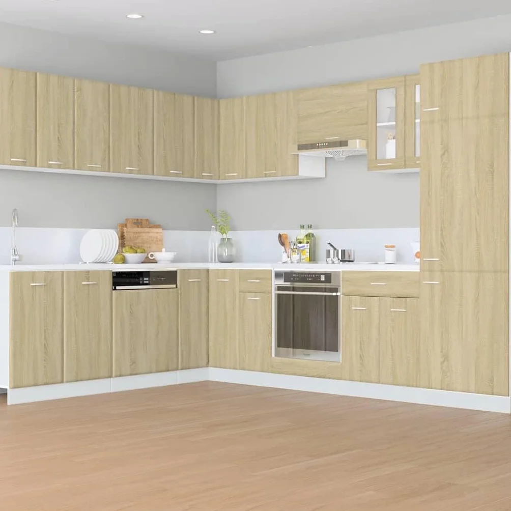 vidaXL Armadio Inferiore Cassetto “Lyon” Rovere Sonoma 60x46x81,5