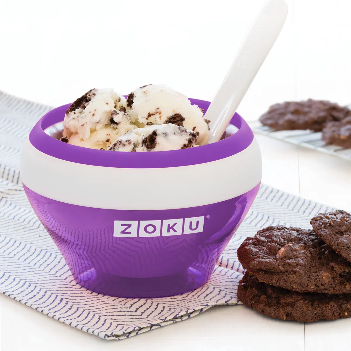 Zoku - ICE CREAM MAKER per Gelati e Sorbetti - VIOLA