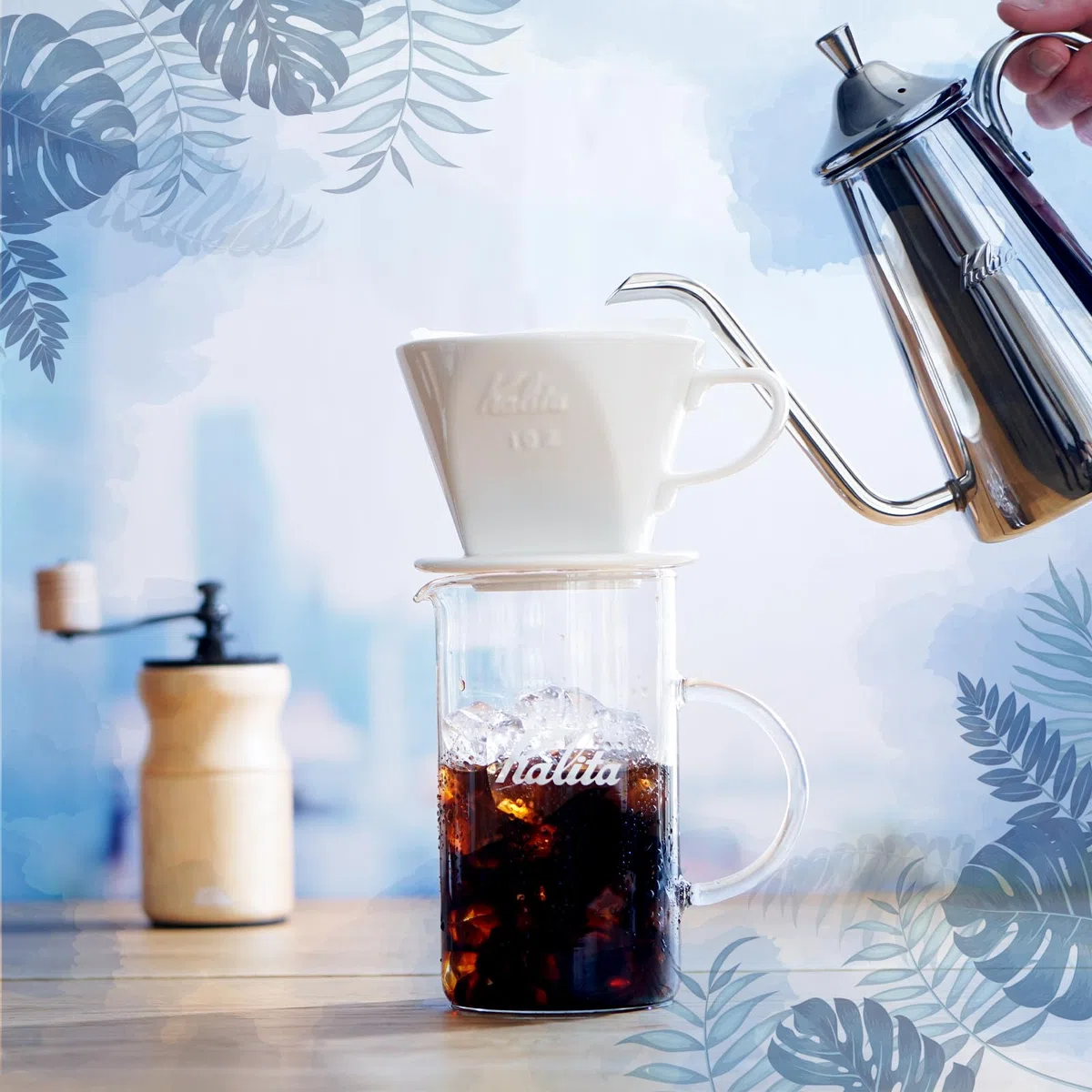 Kalita Ceramic Coffee Dripper 102 - Lotto White # 02001 by Kalita