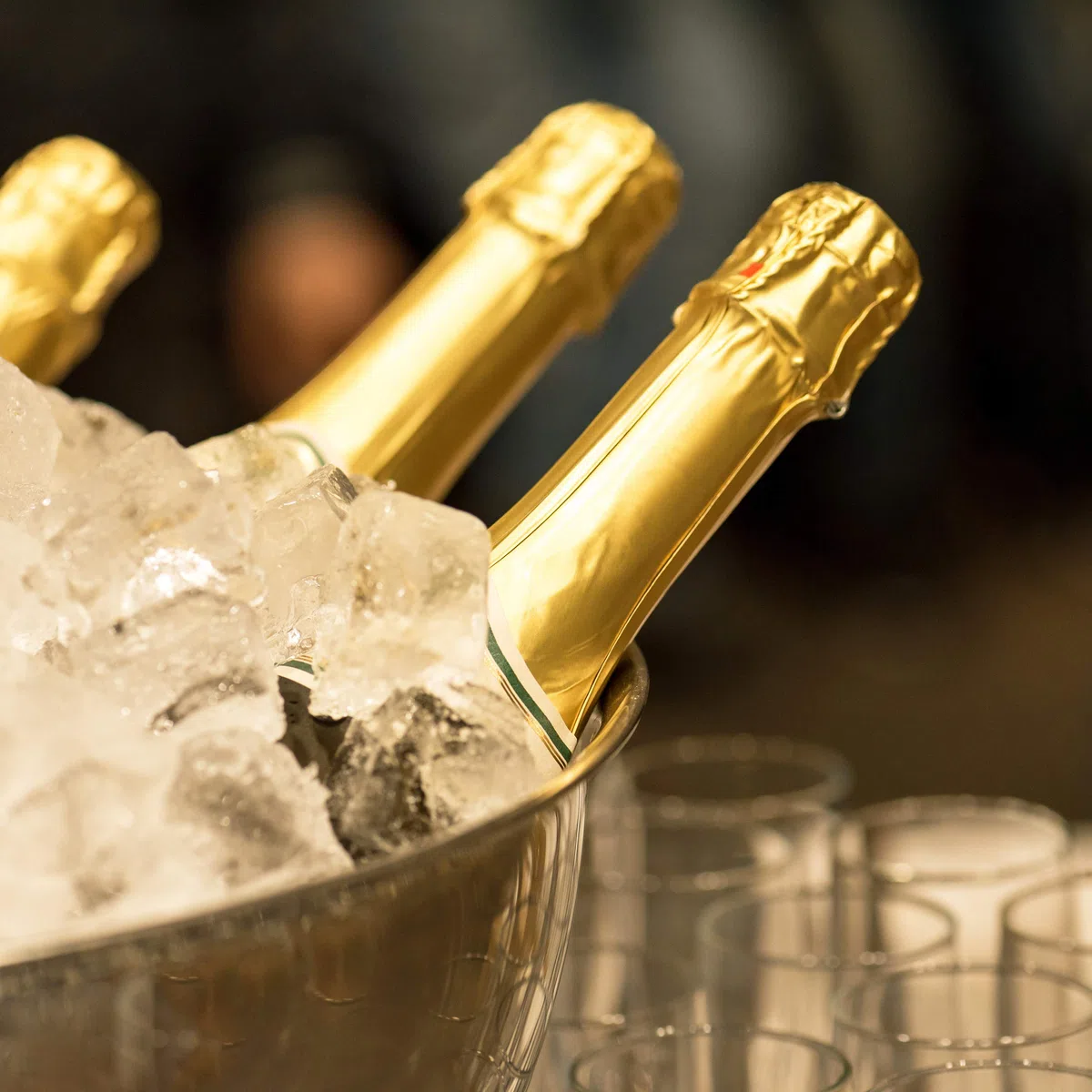 Relaxdays Cestello Ghiaccio, Ciotola XXL Portaghiaccio per Vino, Champagne, Acciaio, Porta Bevande, D: 36,5 cm, argento