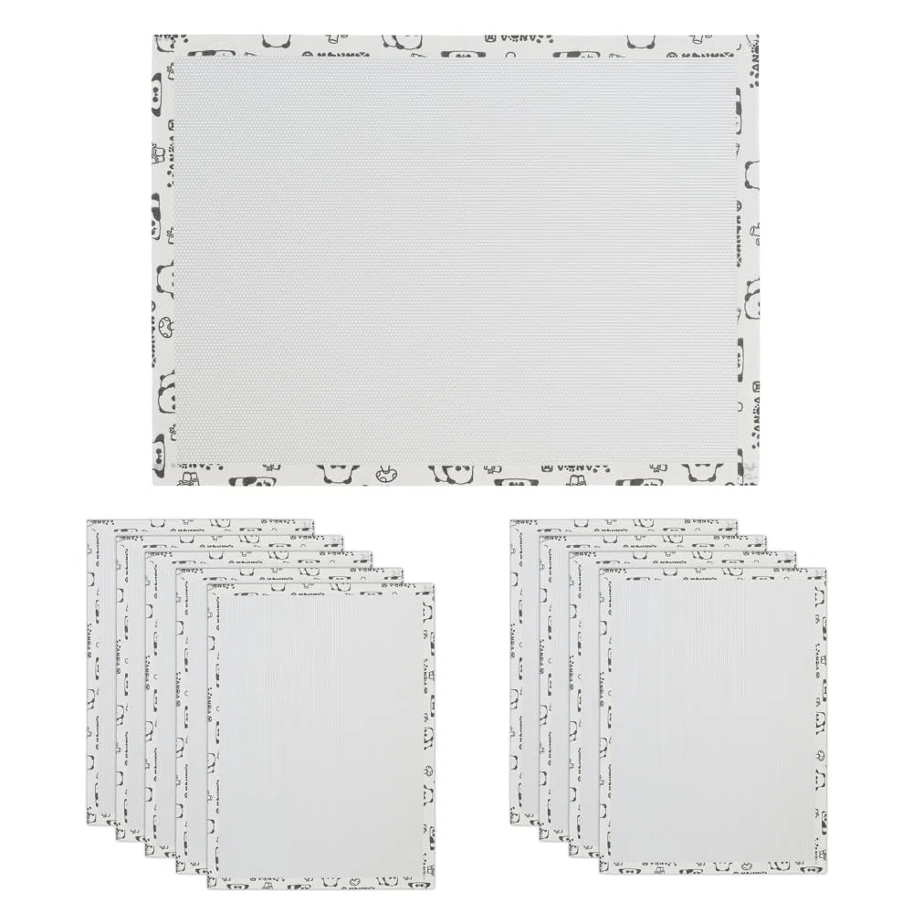 Fuse Bead carta da stiro, 10 panni antiaderenti riutilizzabili resistenti al calore per perline fai da te (20 x 15 cm)