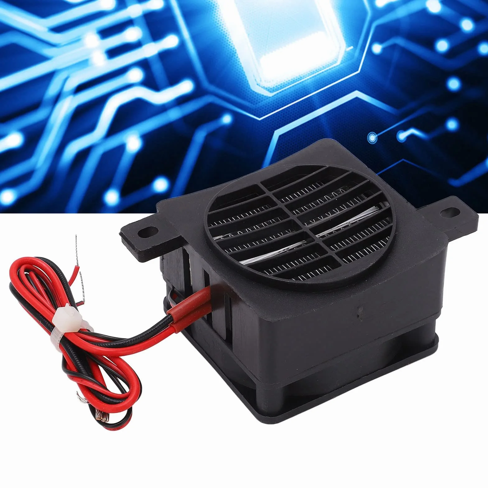 Mini Termoventilatore PTC, 12 V 50 W ± 25%, Riscaldamento Rapido Ed Efficiente, Design Compatto, Resistente Alle Alte Temperature, con Tecnologia di Riscaldamento Termostatico in