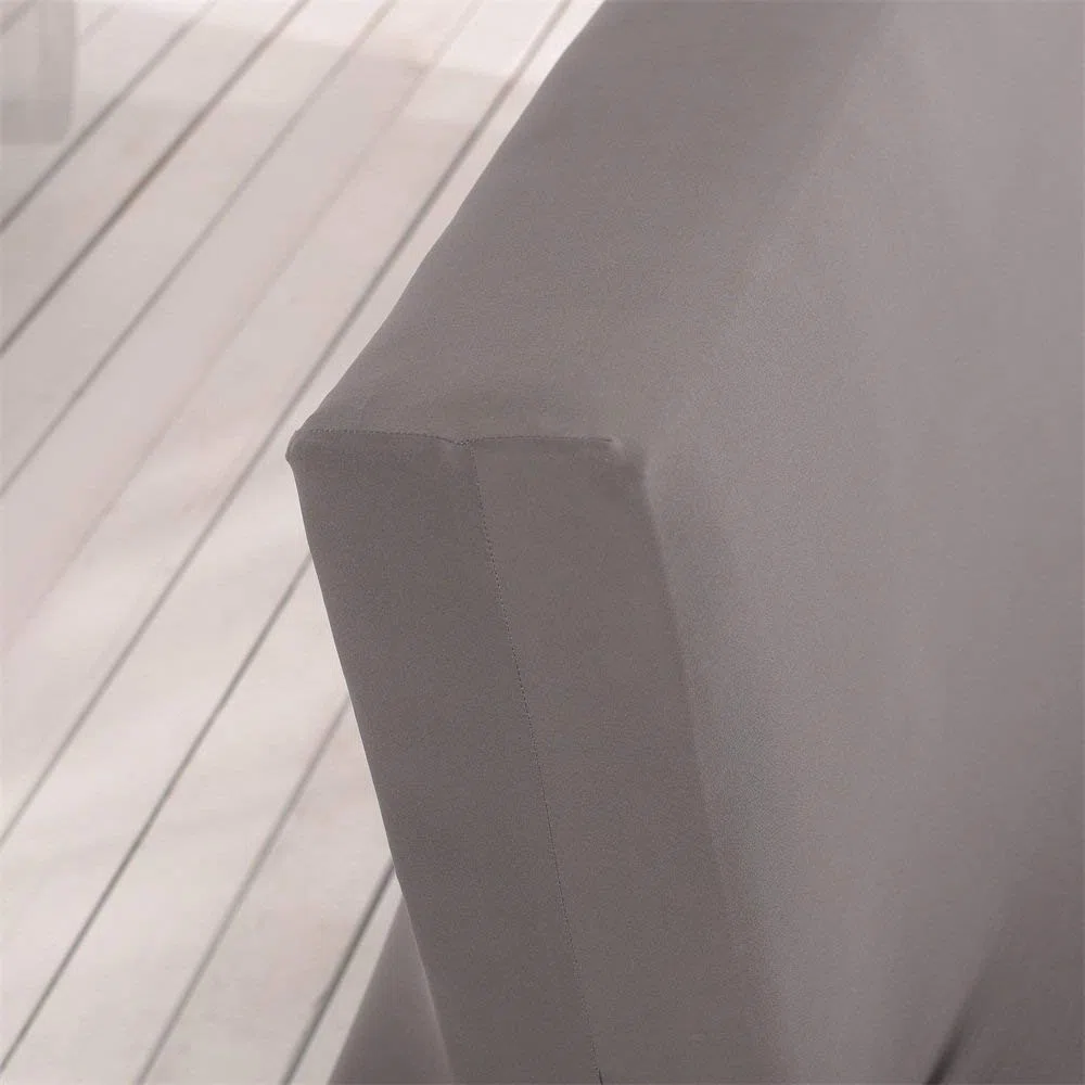 Fodera per divano senza braccioli tinta unita Stretch Fodera per fodera per futon 3 posti Fodera per divano pieghevole per elastici 3 posti Pieghevole Divano letto senza braccioli 200 x 130 cm