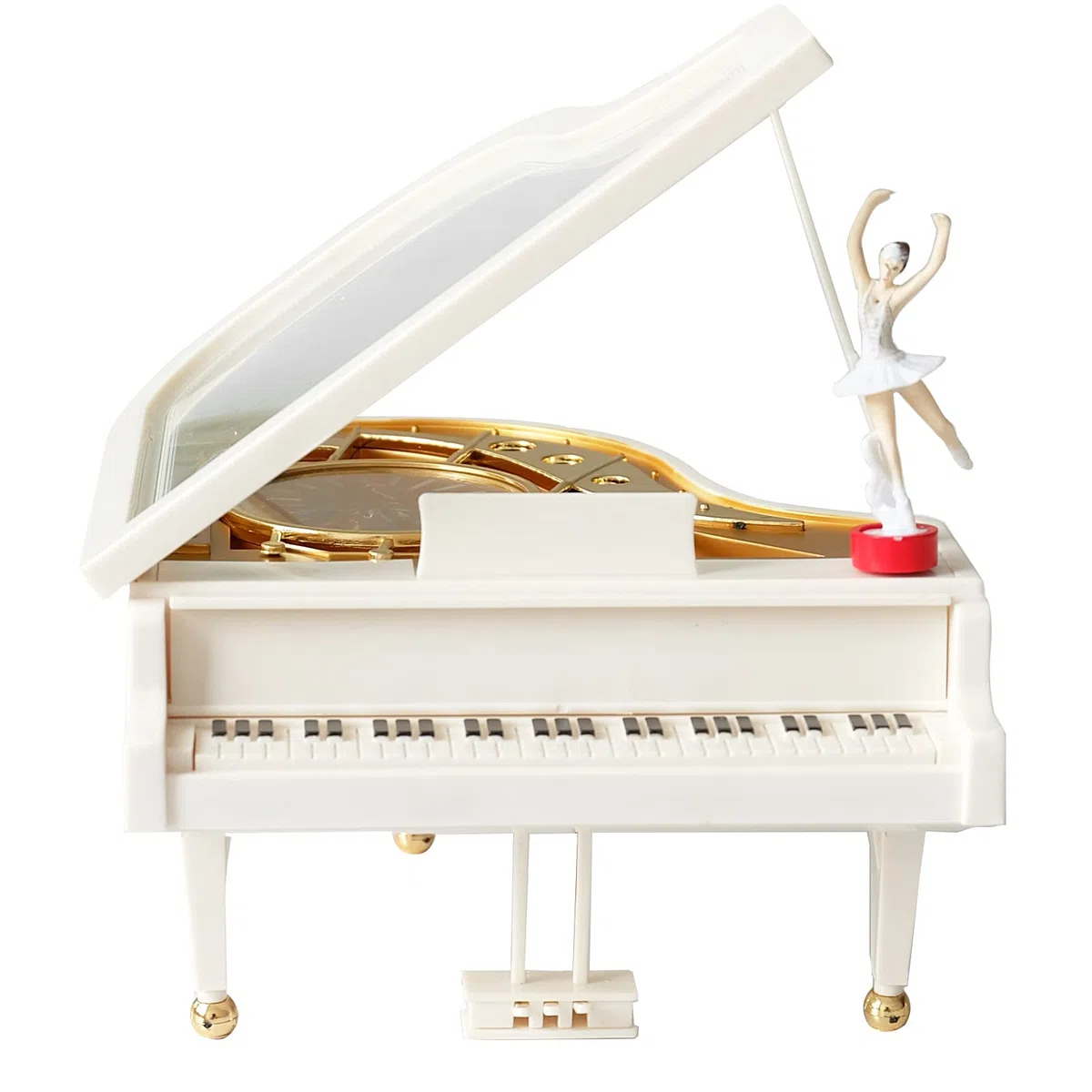 Pianoforte Carillion Musicale, Mini Pianoforte Carillion Musicale, Creativo Carillon Musicale, con Ballerina, per Decorare L'Ufficio, Compleanno, Regalo di Vacanza