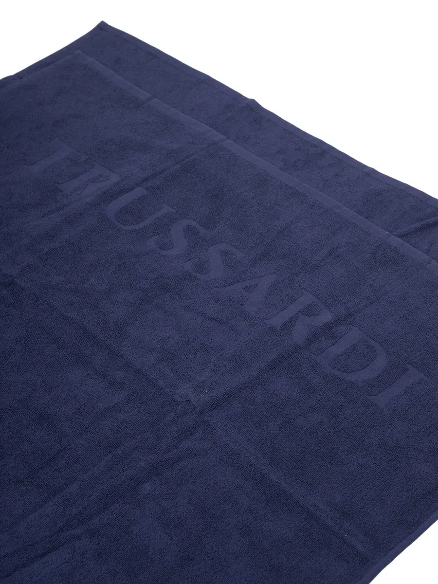 Trussardi Telo mare piscina o spa cotone spugna tessuto logato cm.170 x 90 (circa) articolo TRU2MTW01, DAB Dark blue, Taglia unica