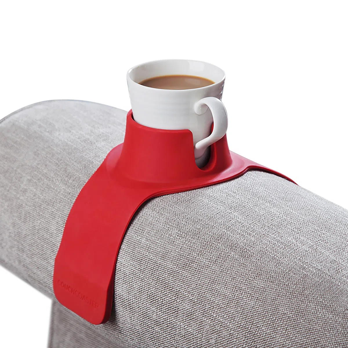 CouchCoaster - il portabicchiere ideale per il tuo divano, Rosso