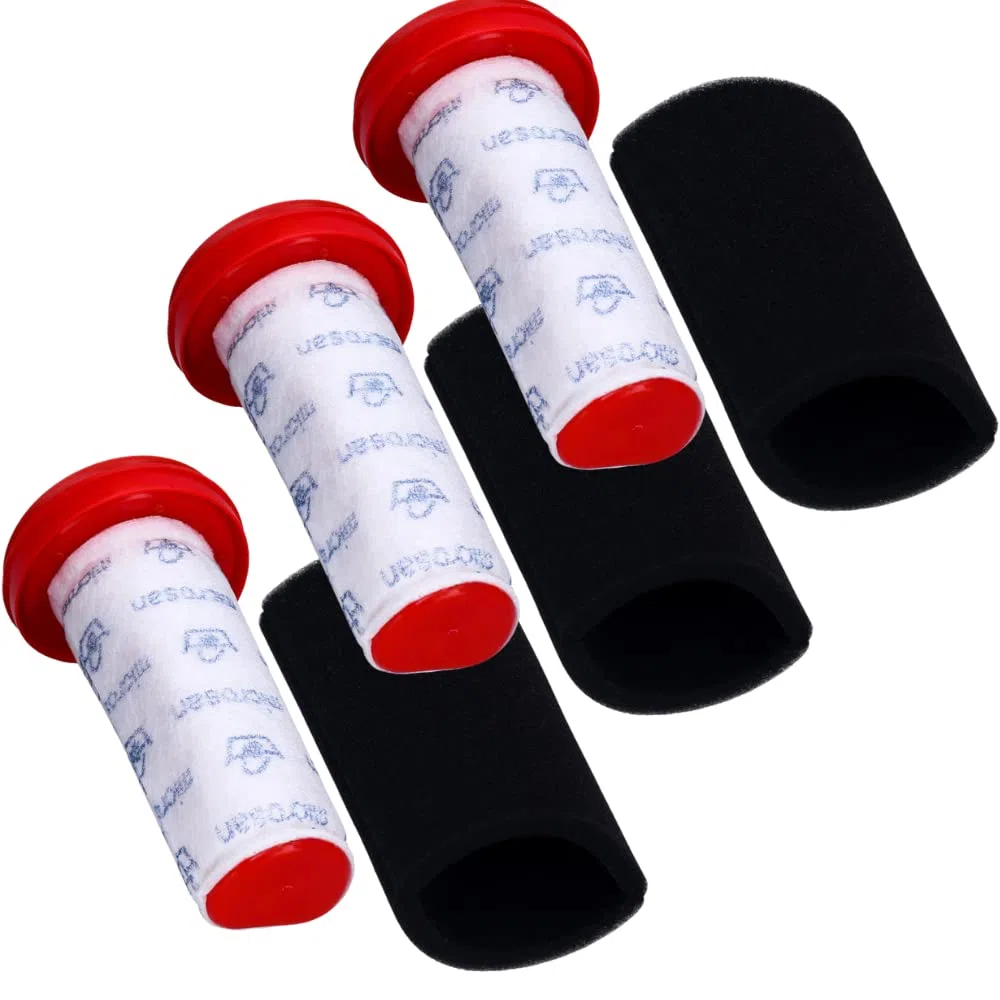Sillar Set di 3 Filtri per Bosch Flexxo Serie 4 | Filtri di Ricambio Lavabile a Doppio Strato per Aspirapolvere Verticale, Ricambi e Accessori per Bosch di Alta Qualità, Codice 12026520