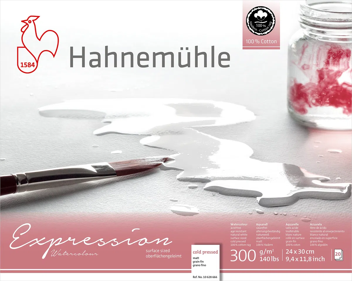 Hahnemuhle Blocco per Acquerello, Bianco, large