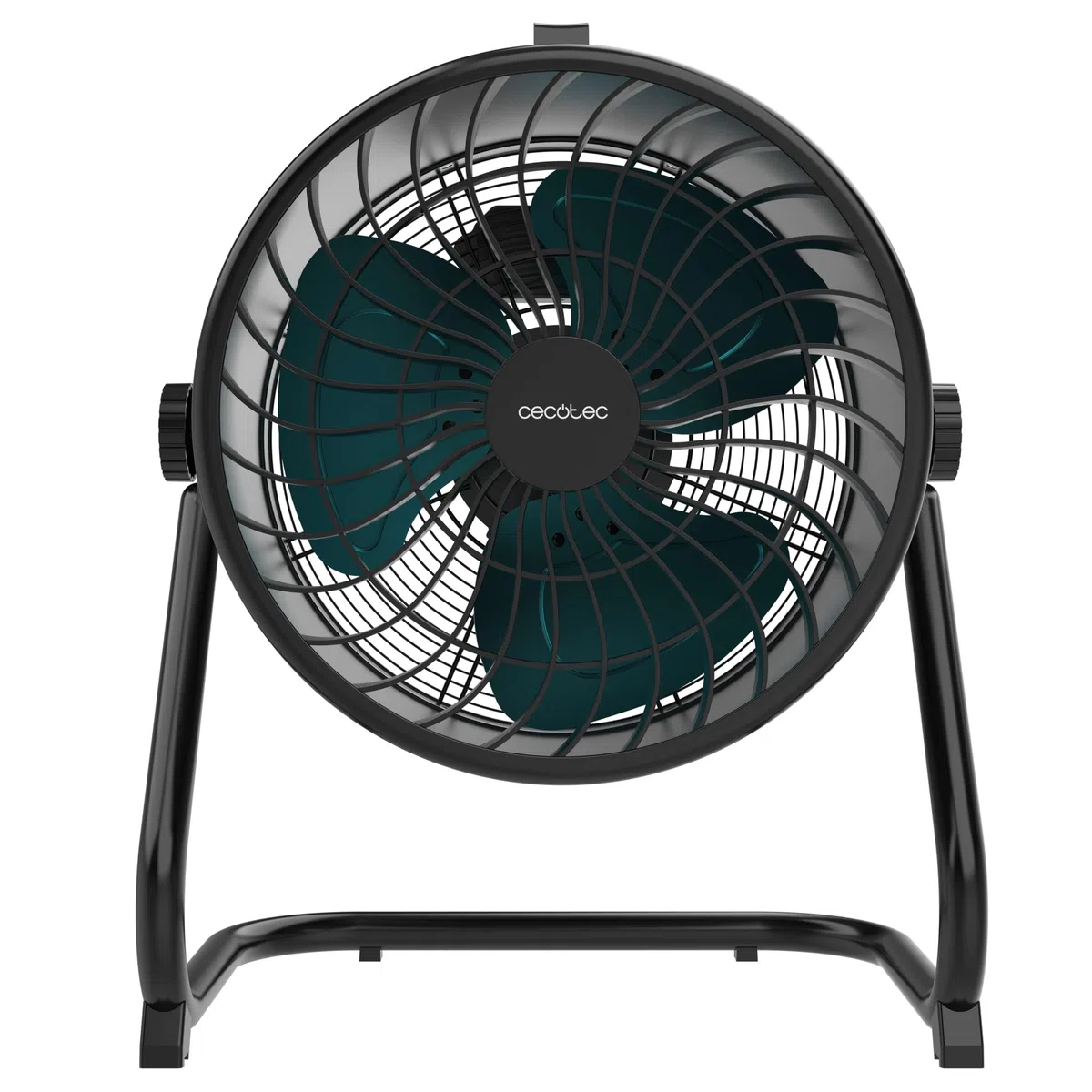 Cecotec Ventilatore da Pavimento Industriale Proindustry Flowcannon. 150W, Carcassa Metallica, 3 Velocità, 1300RPM, Flusso Aria 4800m³/h, Griglia Protettiva, Design Stabile, Inclinazione Regolabile