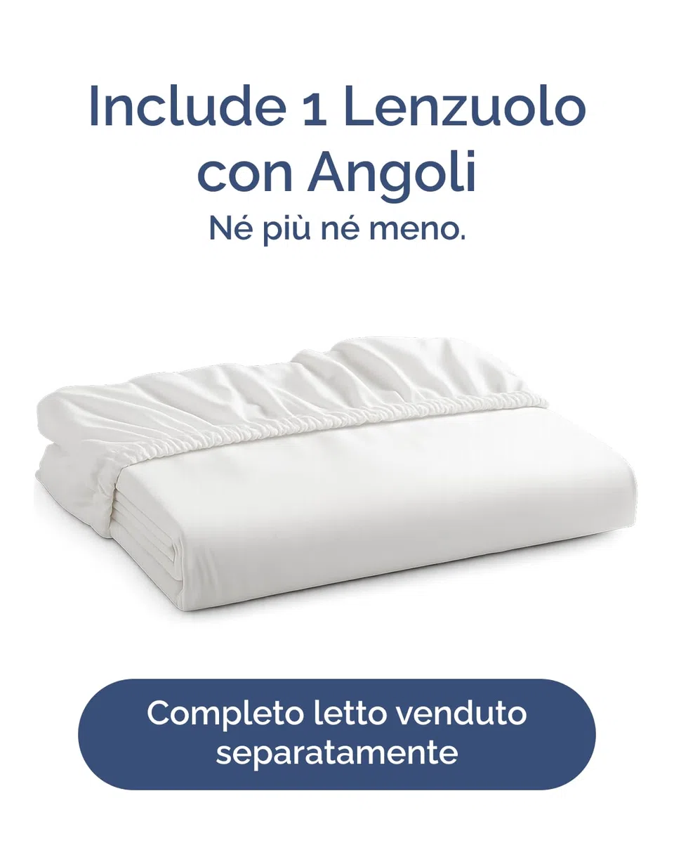 Lenzuolo con angoli 180x200 Bianco, profondità 30 cm - Lussuoso lenzuolo con angoli - Per materassi fino a 30 cm (12") di altezza - Morbido, senza pieghe e traspirante - 180x200 - singola