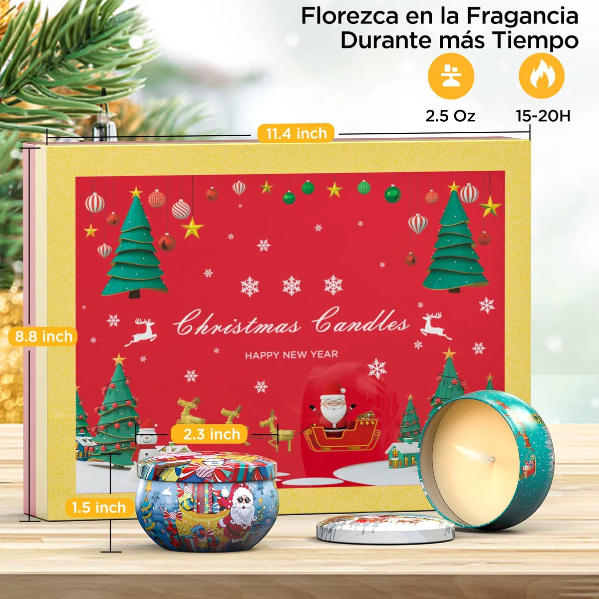 Primevolve 12 Pezzi candele profumate, 100% Cera di Soia Naturale, pensierini natalizi, set regali donna, Adatto per Compleanno Matrimonio Bagno Yoga