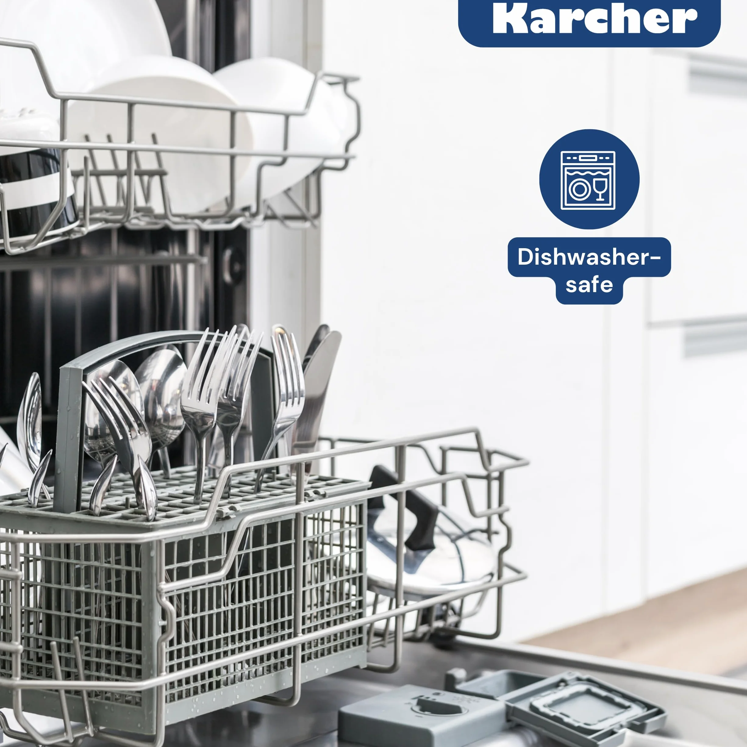 Karcher 121749 Rostiera in alluminio pressofuso 2in1 (8,7 litri, incl. coperchio e guanti da cucina, 41,5 x 25,5 cm) nera