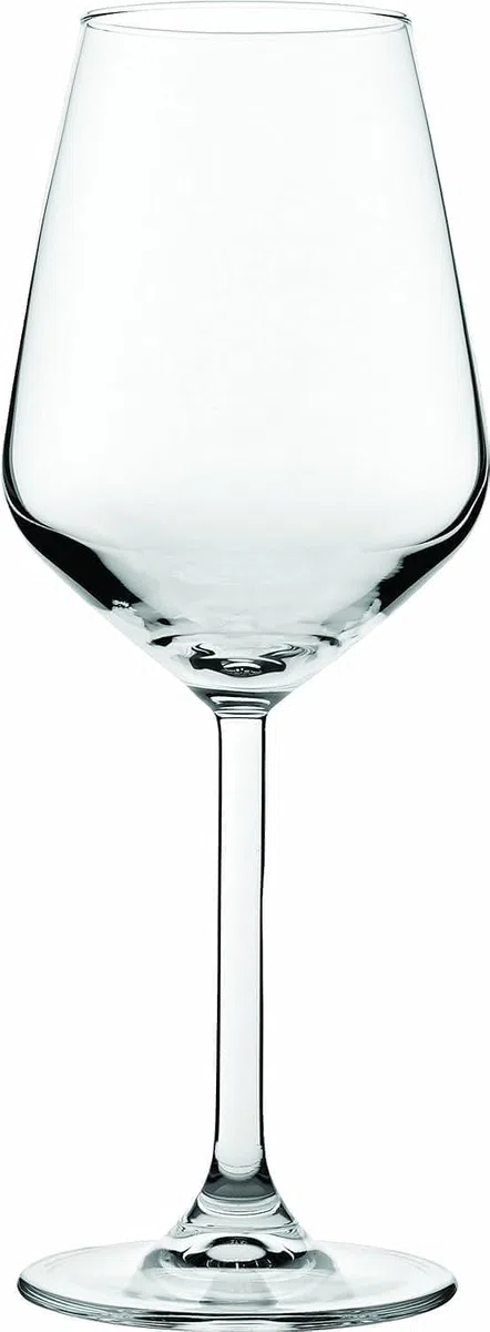 Pasabahce Set 6 Calici Allegra in Vetro – 34,5 cl – Eleganti per Vino, Acqua e Bevande – Design Classico, Lavabili in Lavastoviglie, Arredo Tavola