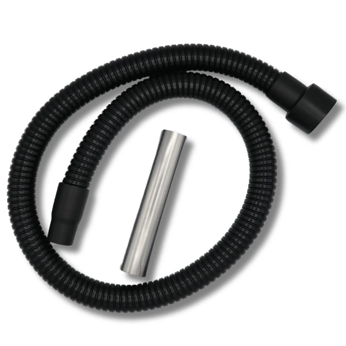 Tubo Aspiracenere Lavor da 1.5m con Bocchetta Metallica - Flessibile, Nero, per Caminetti e Stufe