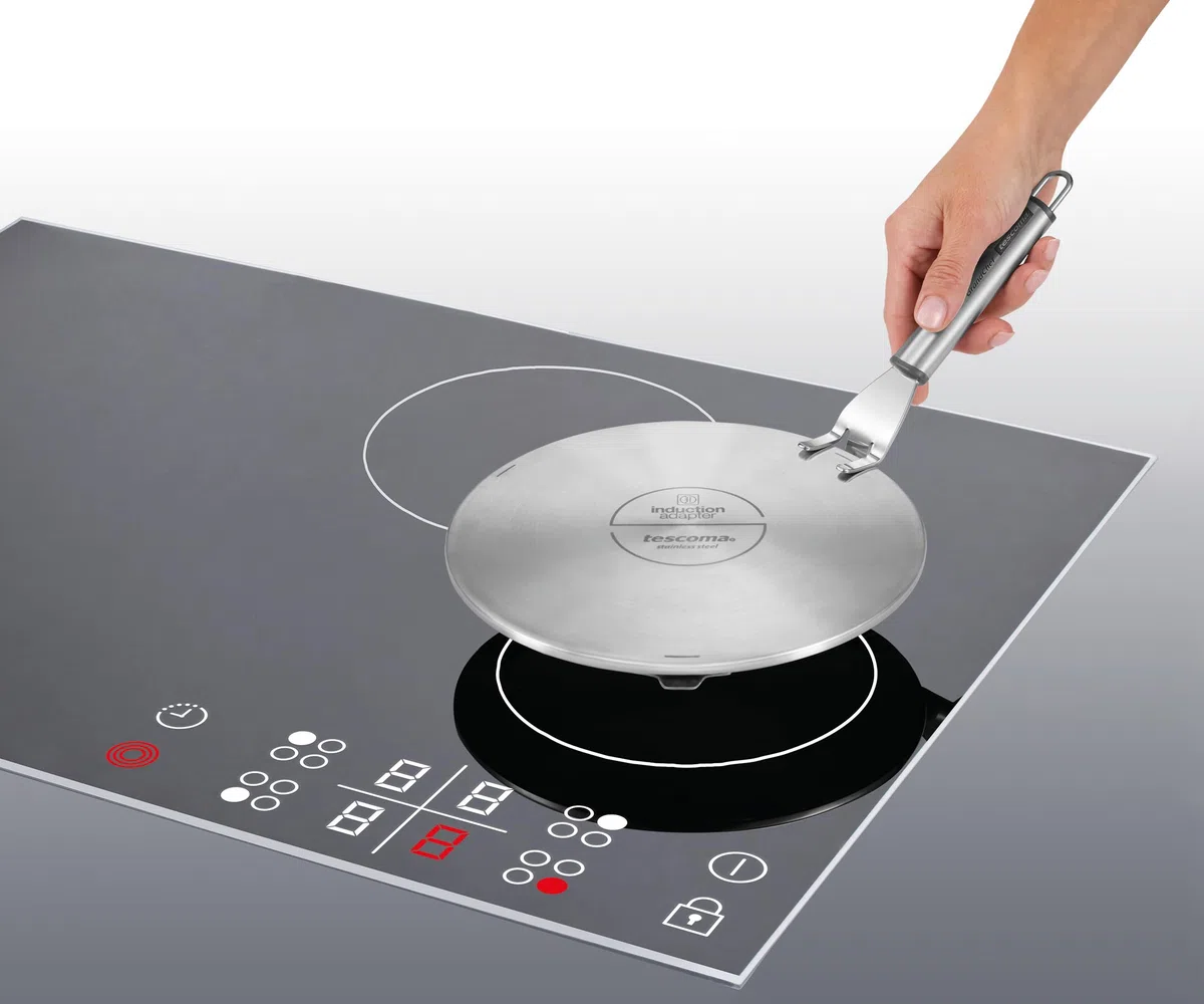 Tescoma Disco Adattatore per Piano Cottura a induzione GrandCHEF ø 21 cm, Acciaio Inossidabile